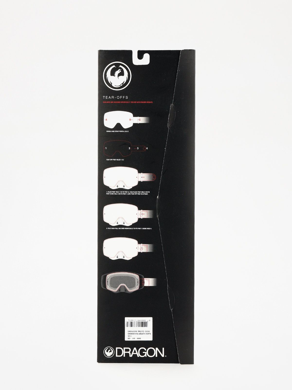 Лінза для окулярів Dragon Zrywki  MXV (tear off 20 pack clear)