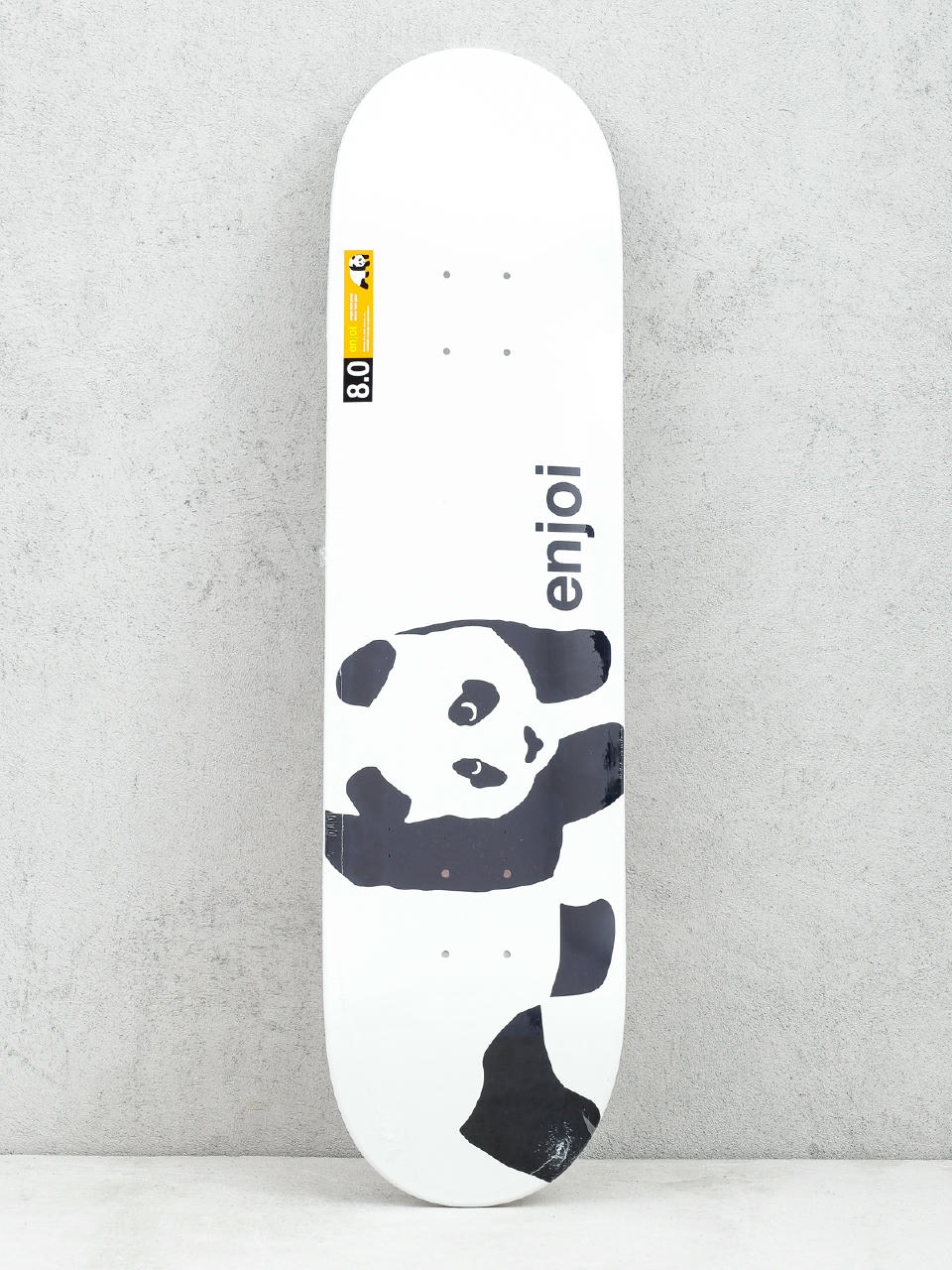 Декa Enjoi Panda Logo Wide (wht) 8.0