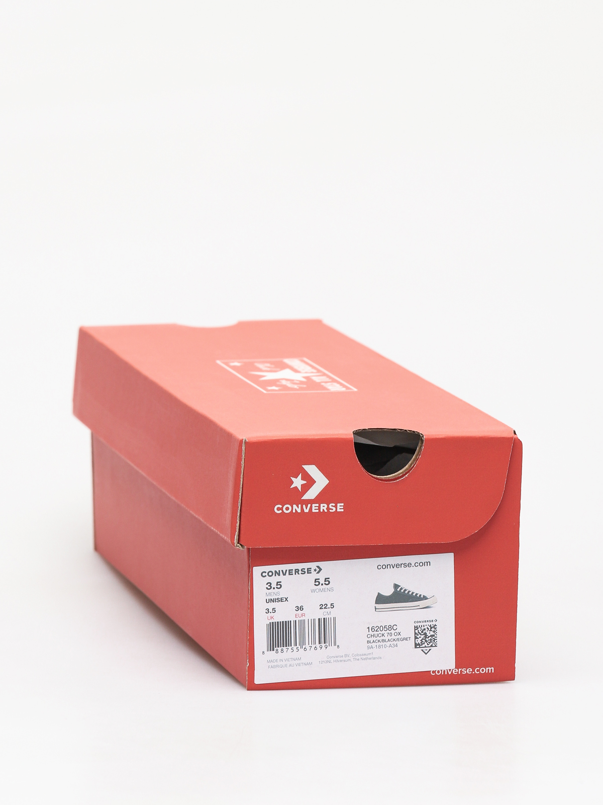 Кеди Converse Chuck 70 Ox (black/black/egret)