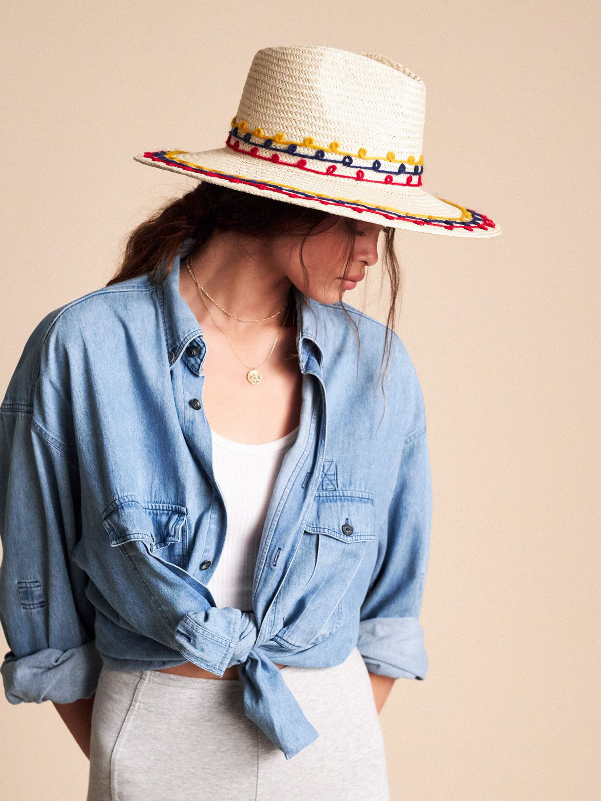 Капелюх Brixton Joanna Emb Hat Wmn (tan mix)