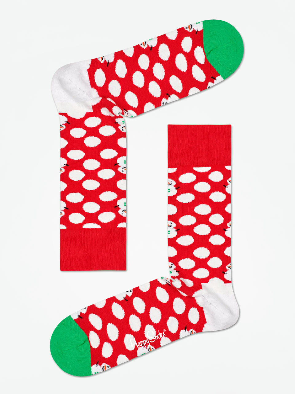  Шкарпетки Happy Socks Big Dot Snowman (red/white)