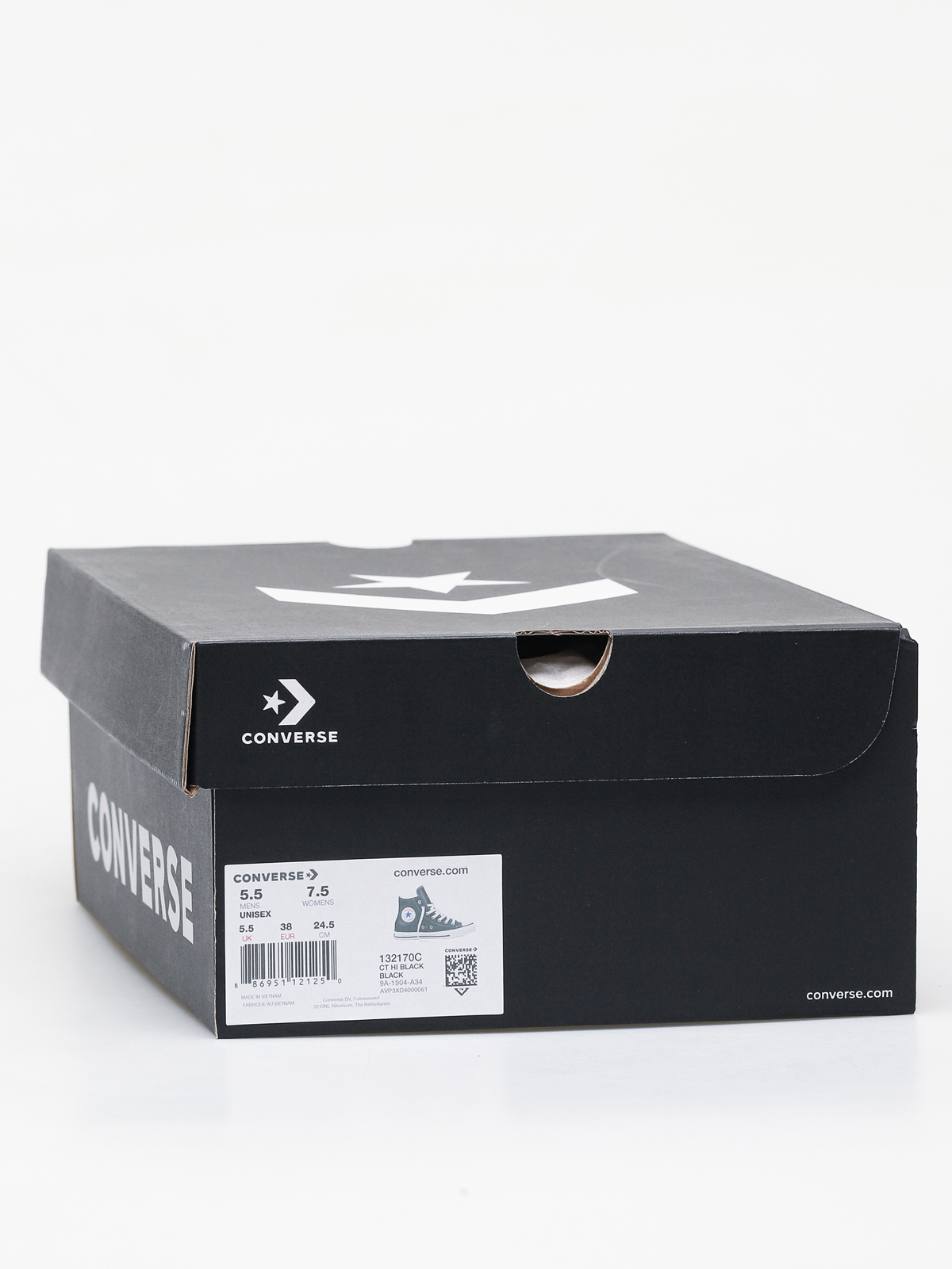 Кеди Converse Chuck Taylor All Star Hi Leather (blk)