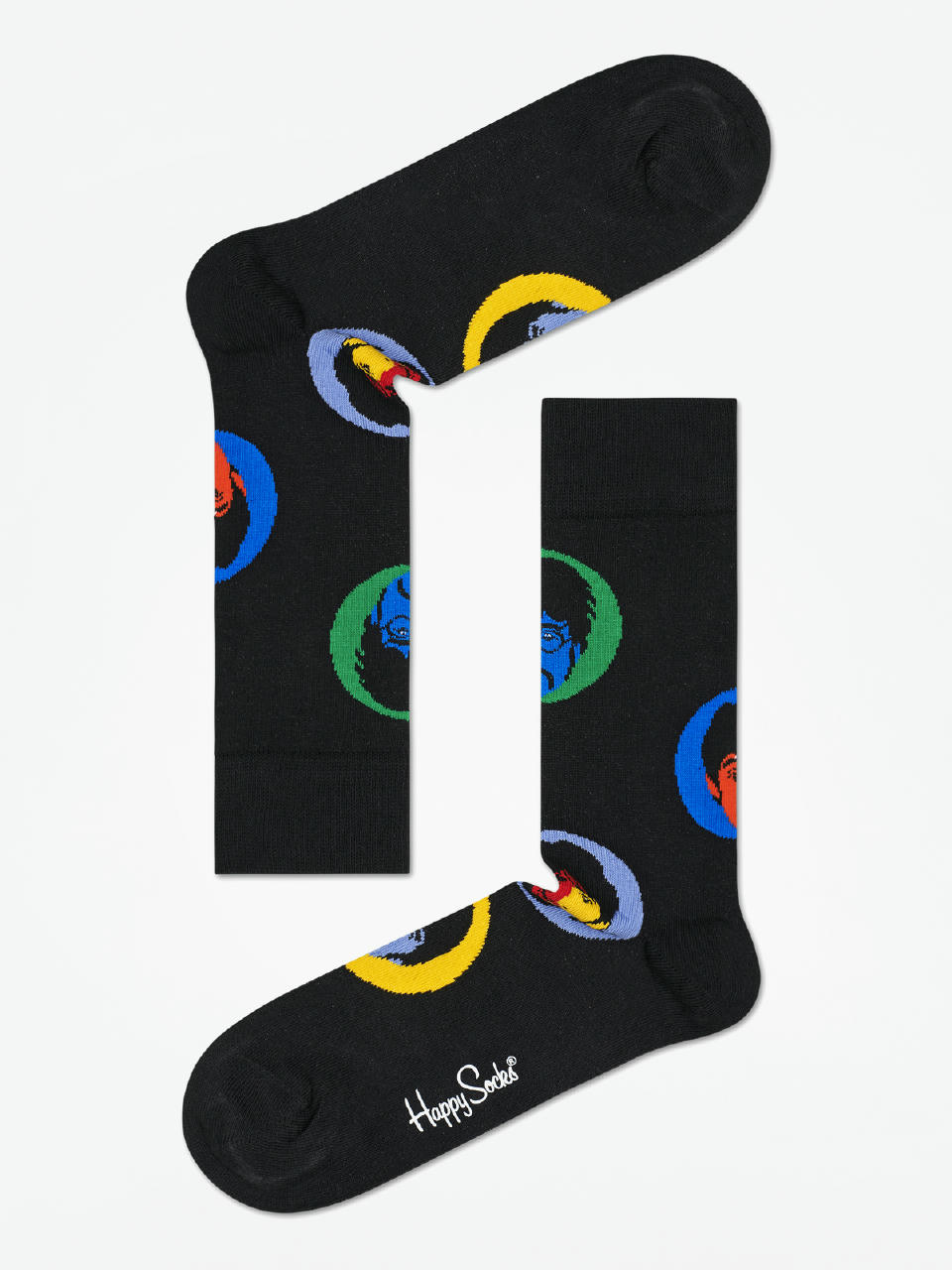  Шкарпетки Happy Socks The Beatles (black/yellow/blue/green)