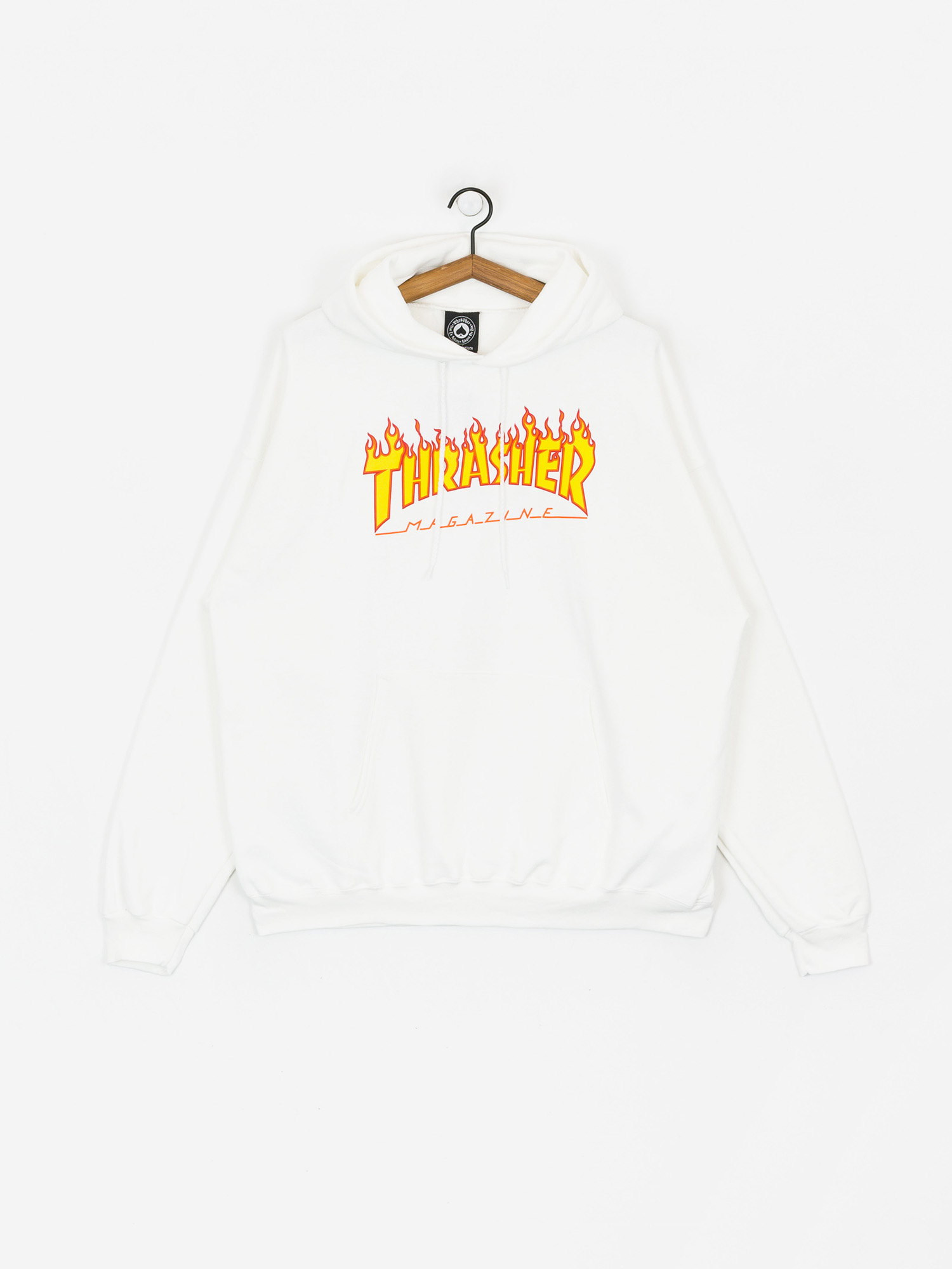 Худі Thrasher Flame HD (white)