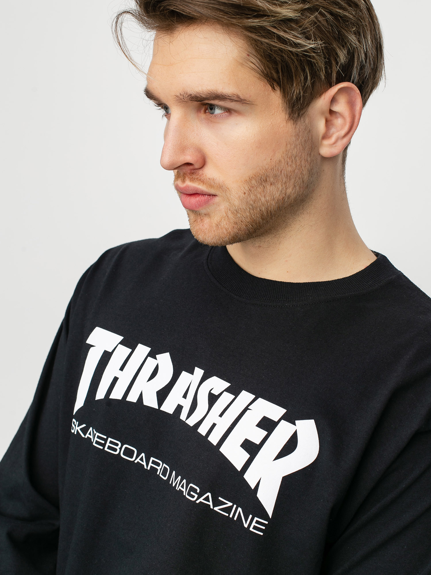 Лонгслів Thrasher Skate Mag (black)