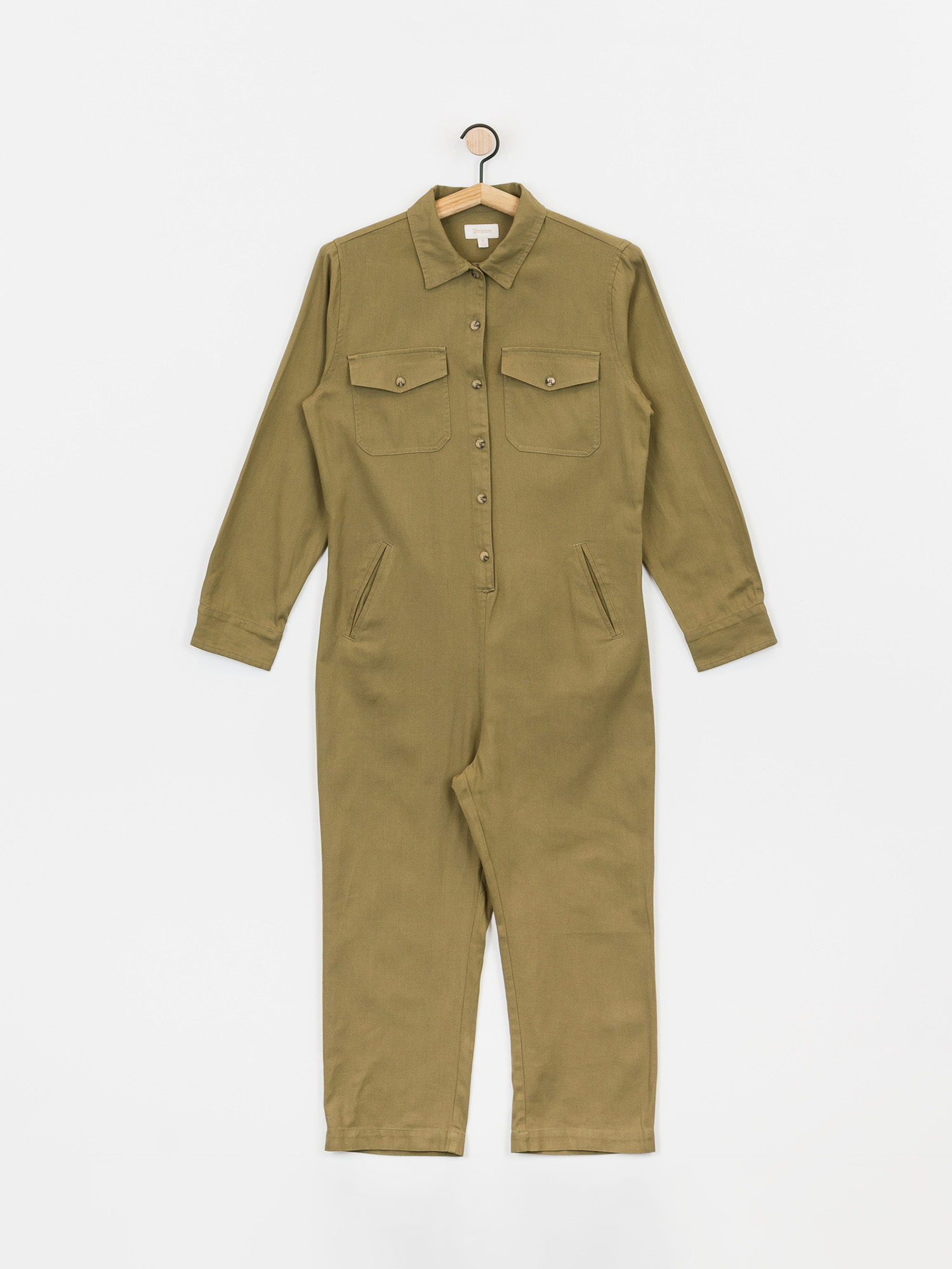Жіночий  Комбінезон Brixton Melbourne Crop Coverall (washed olive)