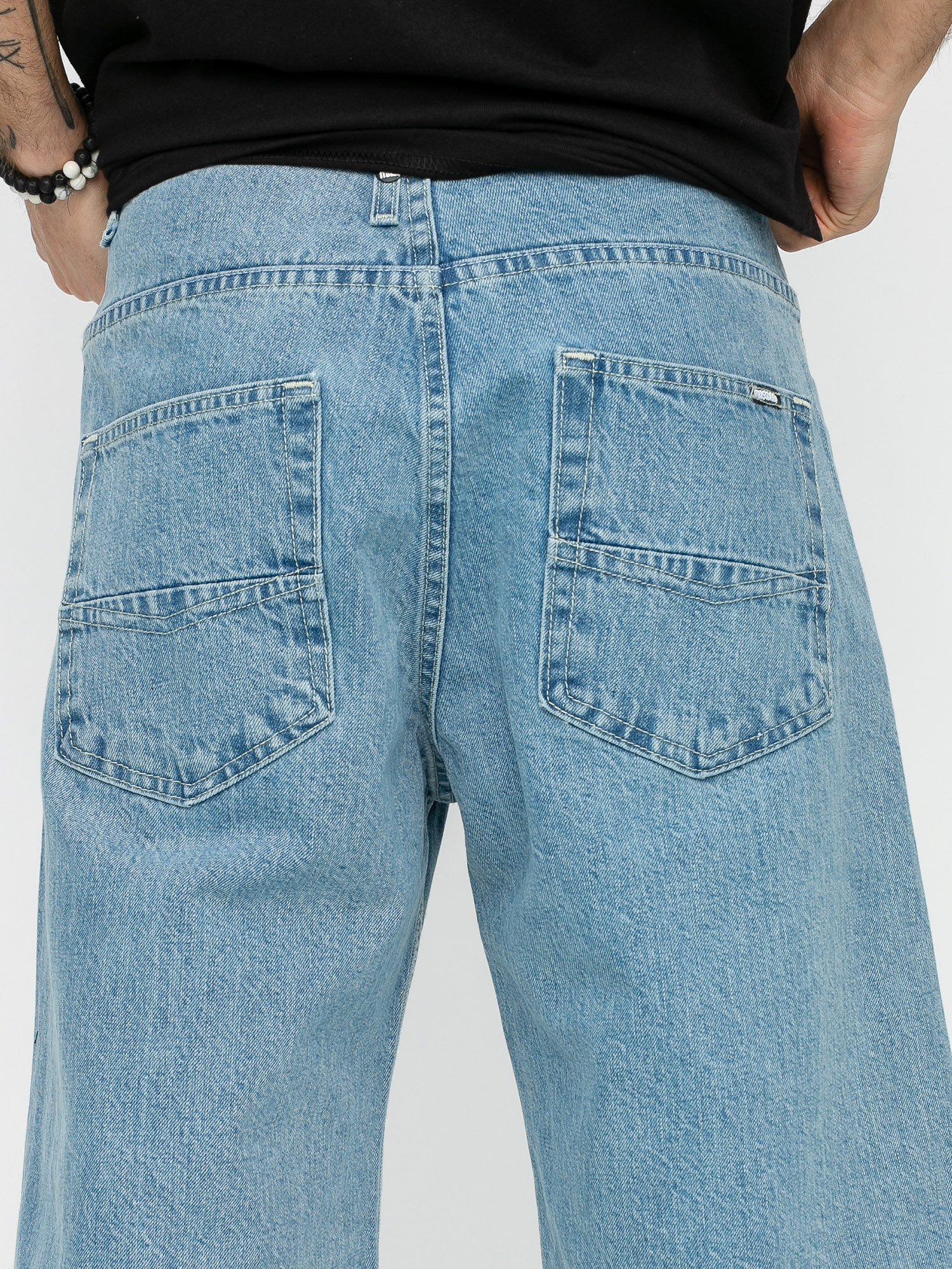 Шорти MassDnm Slang Jeans (light blue)