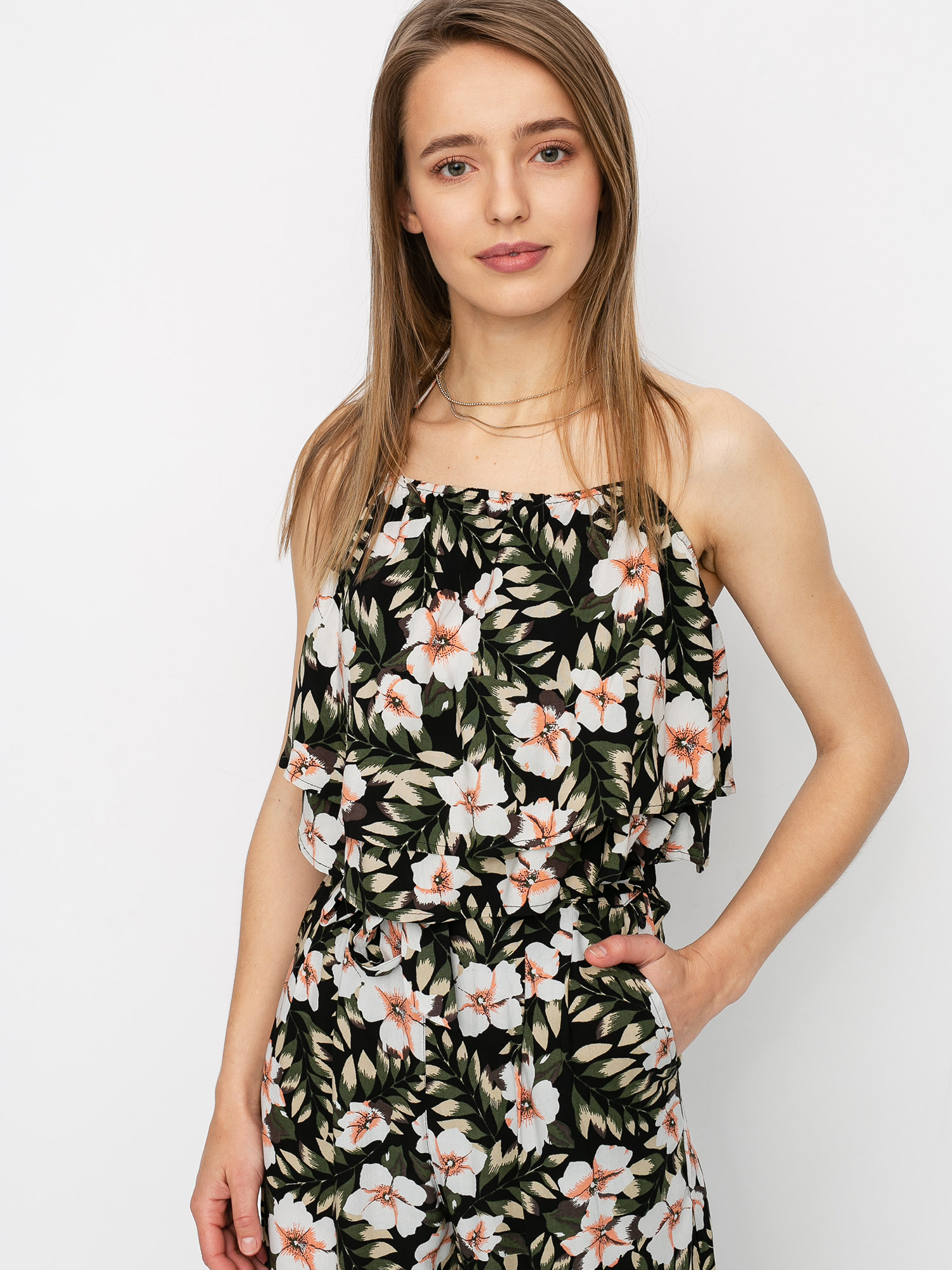 Футболка Volcom Top Coco Halter Cami Wmn (black combo)