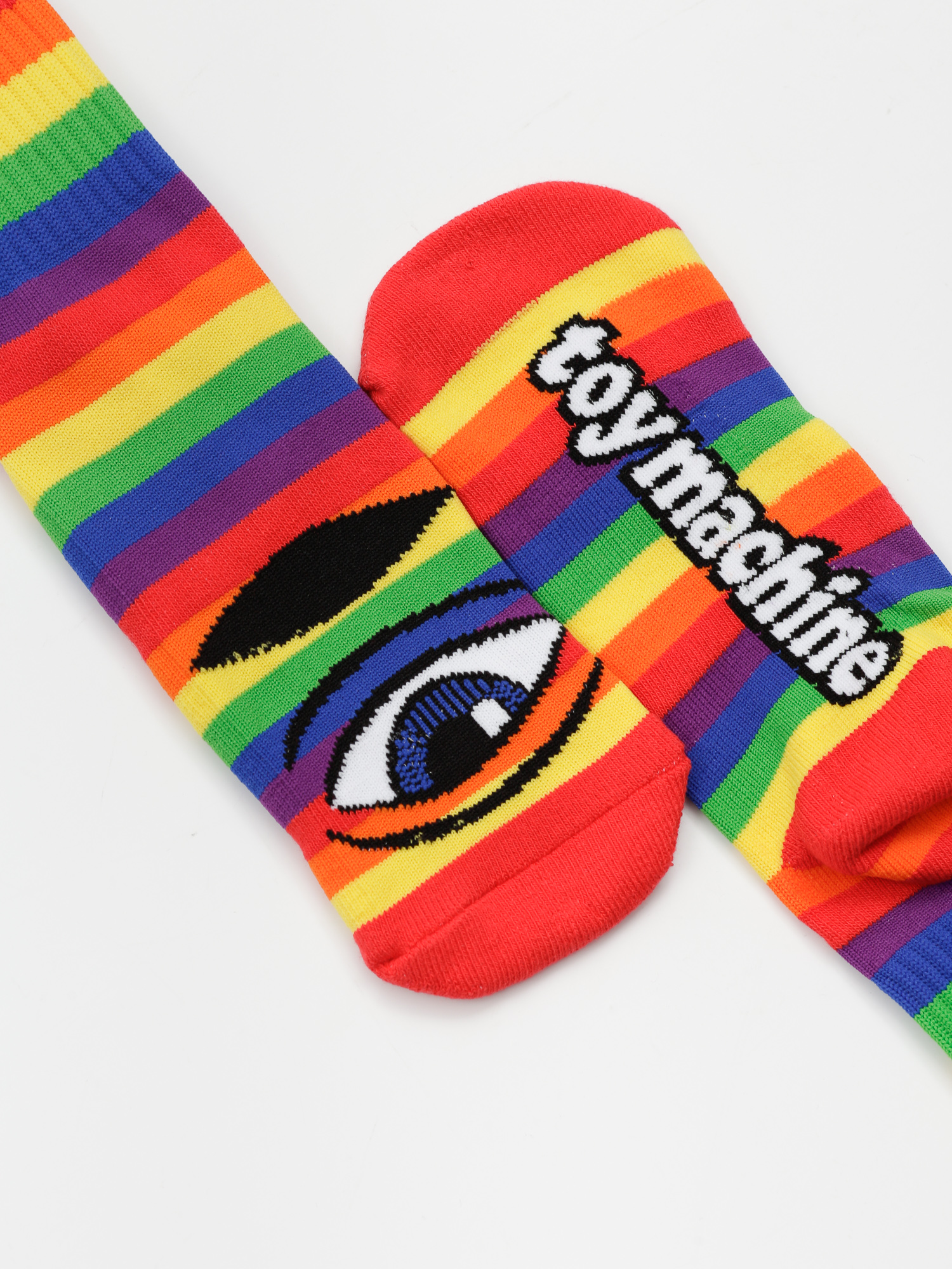  Шкарпетки Toy Machine Sect Eye (rainbow stripe)