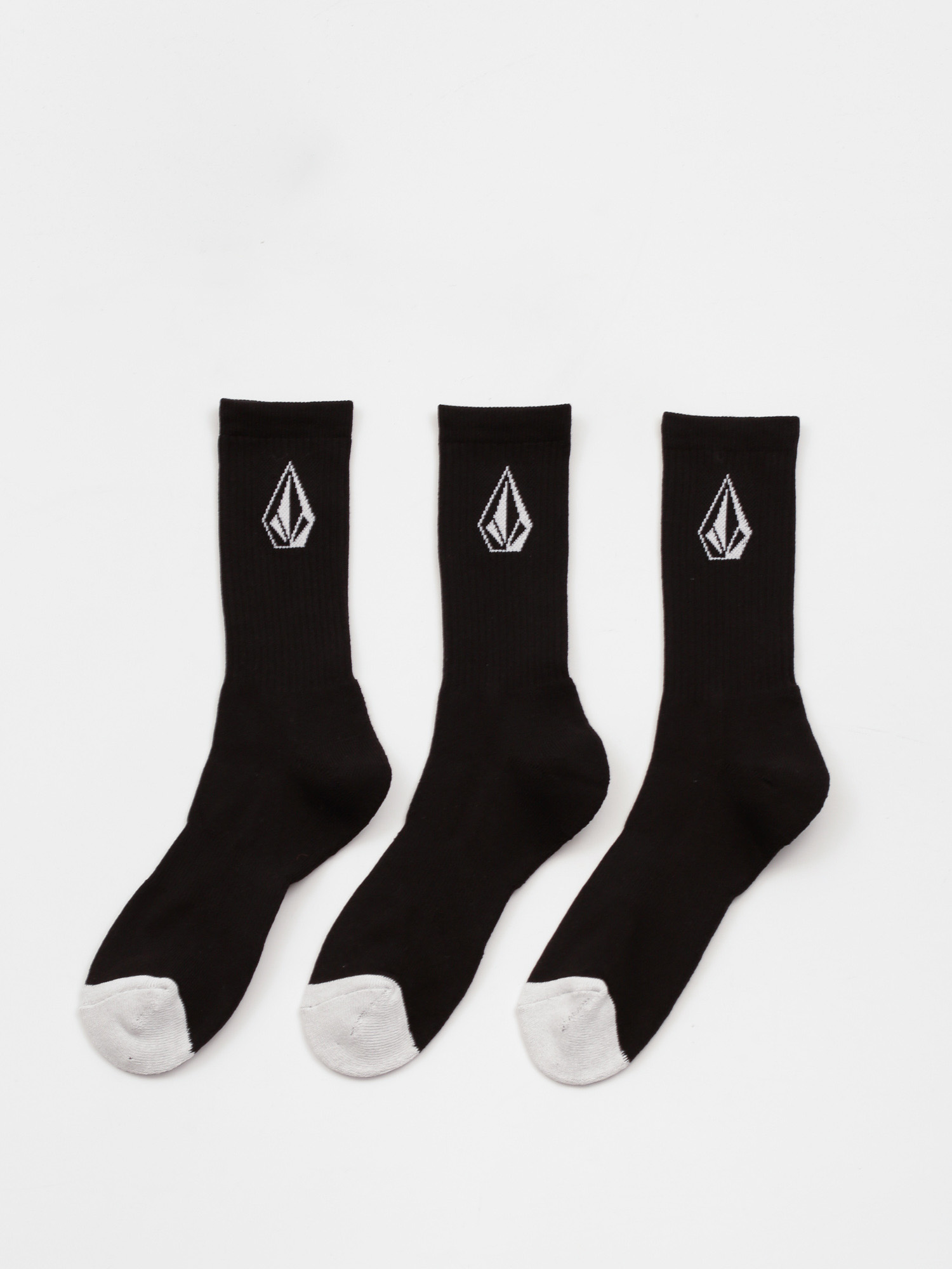  u0428u043au0430u0440u043fu0435u0442u043au0438 Volcom Full Stone Sock 3Pk (black)