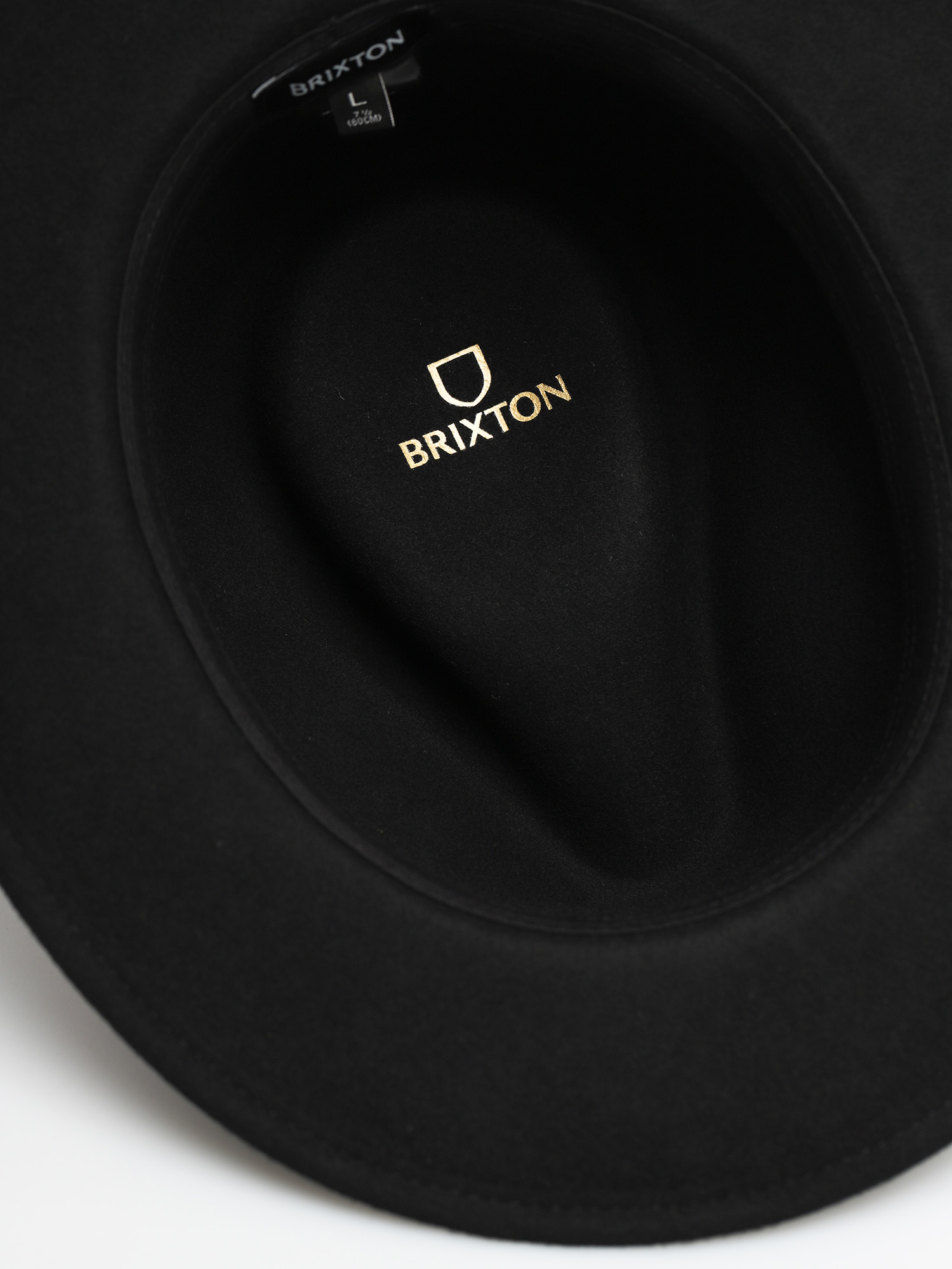Капелюх Brixton Messer Fedora (black/black)
