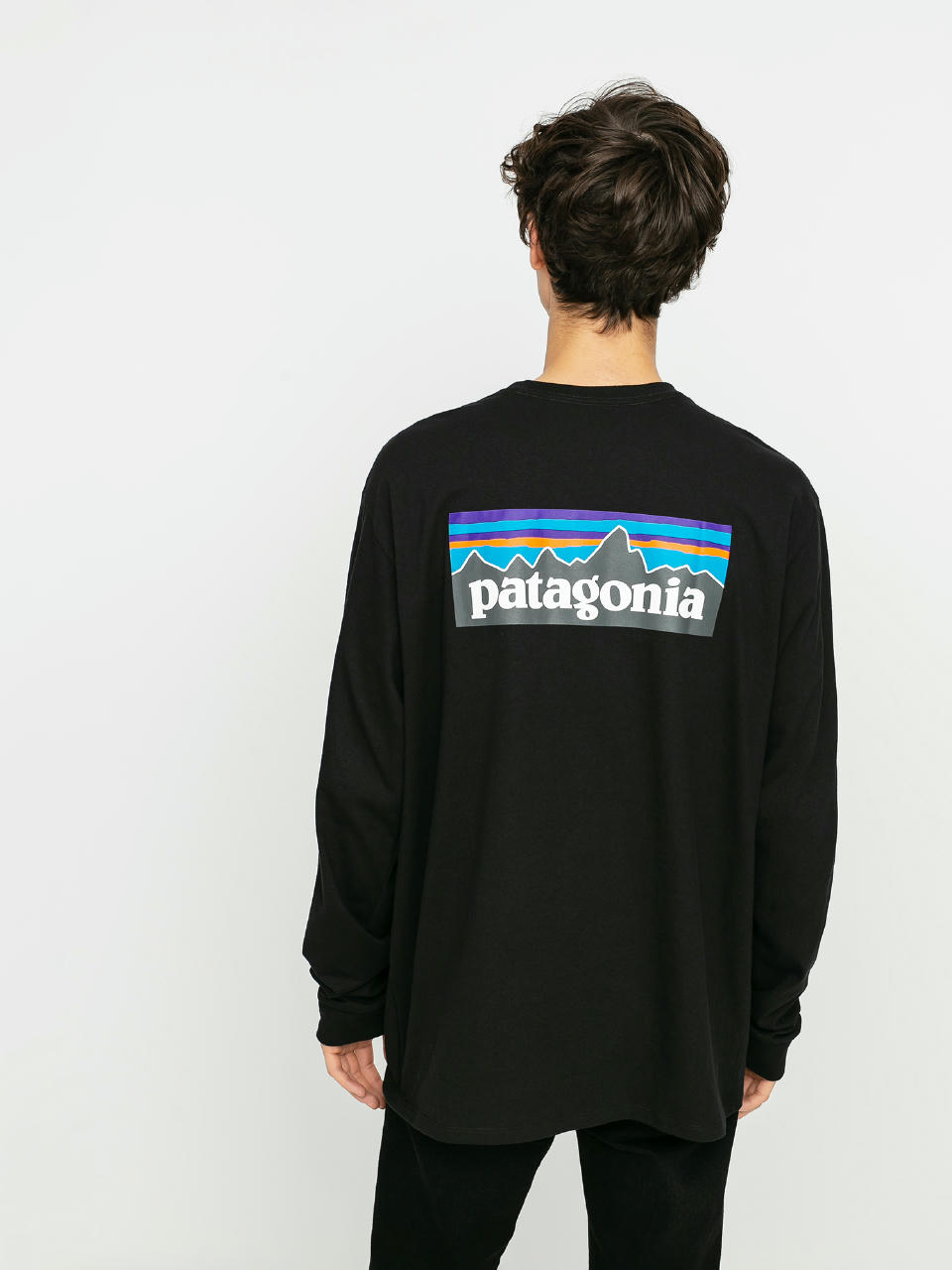 Лонгслів Patagonia P 6 Logo Responsibili (black)