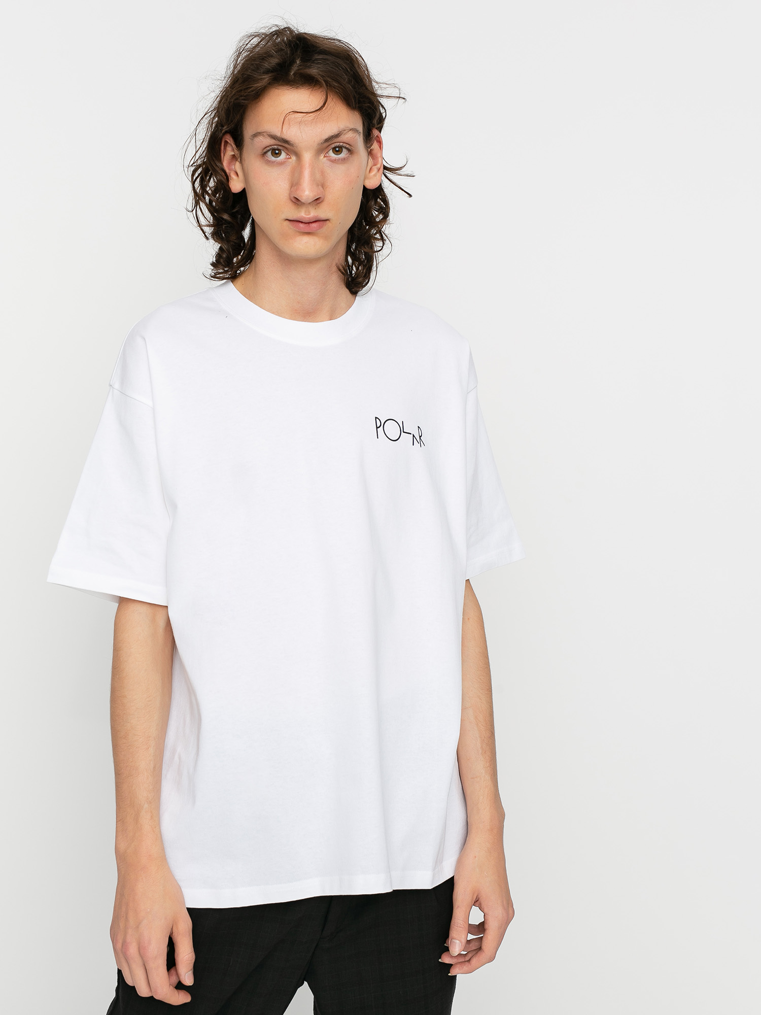 Футболка Polar Skate Stroke Logo (white)