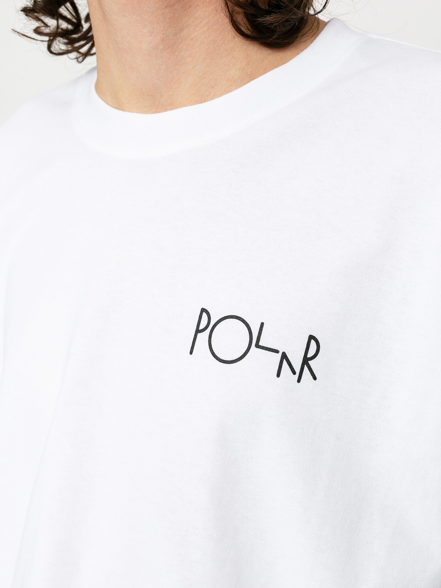 Футболка Polar Skate Stroke Logo (white)