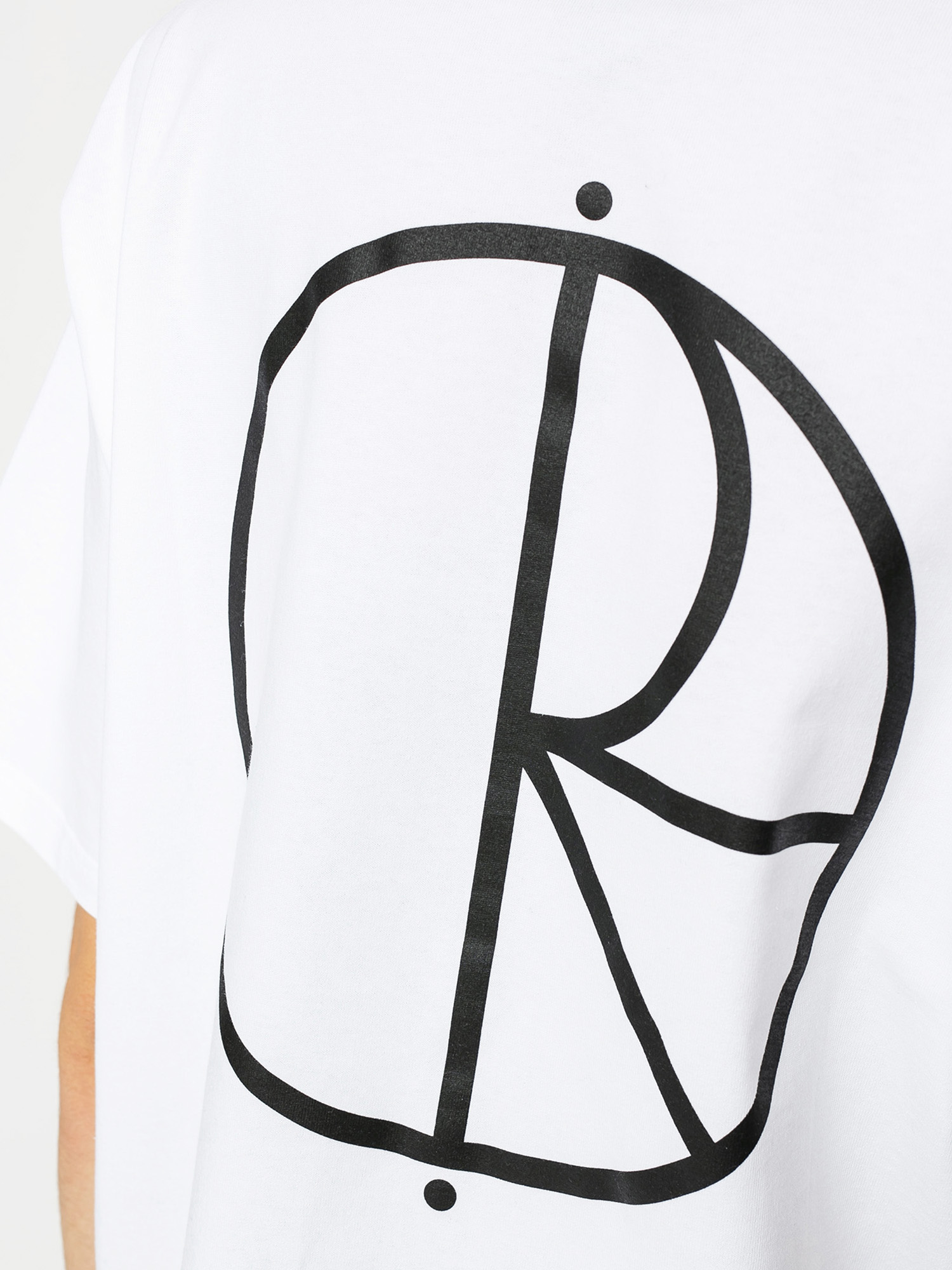 Футболка Polar Skate Stroke Logo (white)