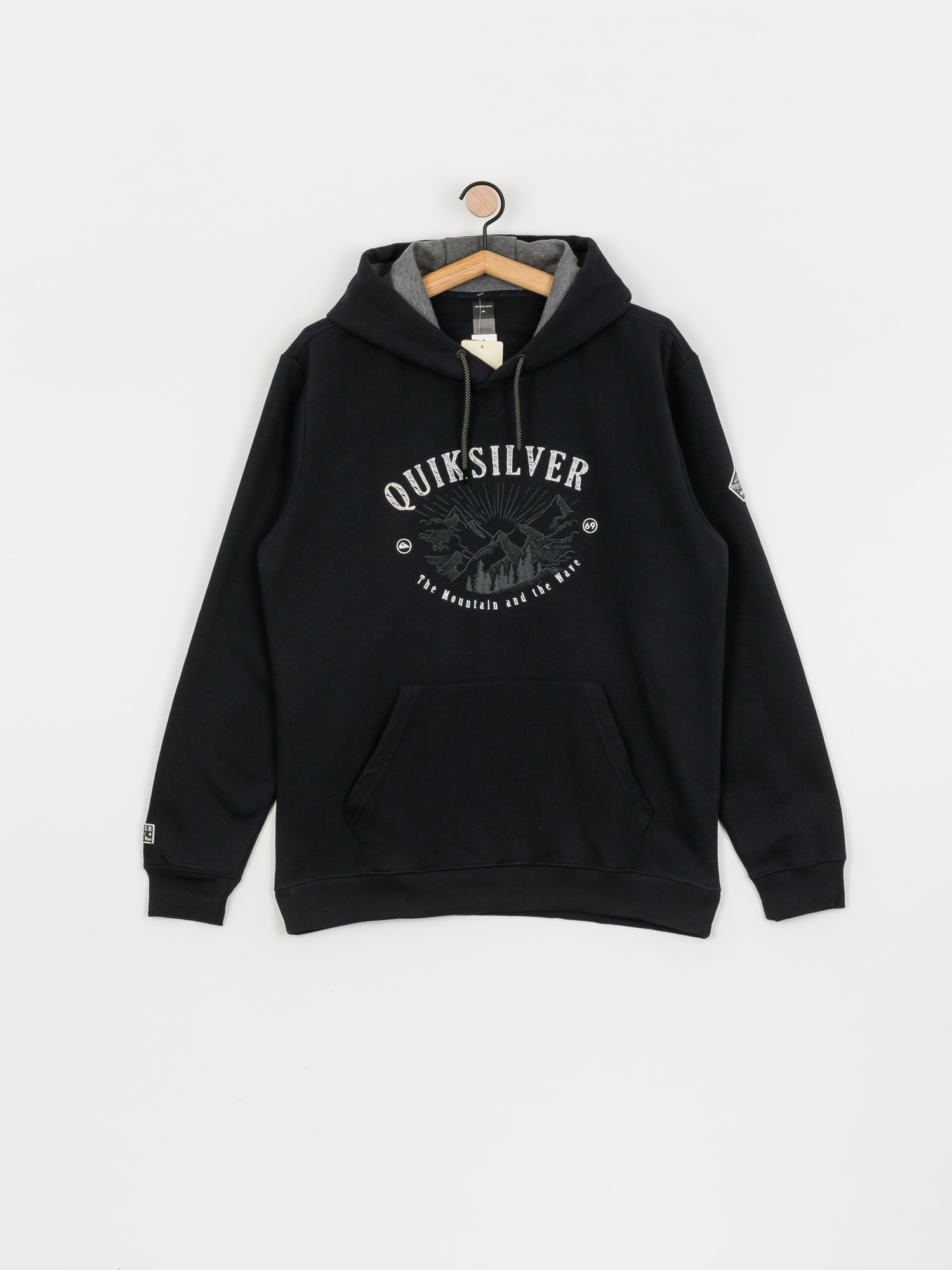 Чоловіча Термосвітшот Quiksilver Big Logo Snow HD (true black)