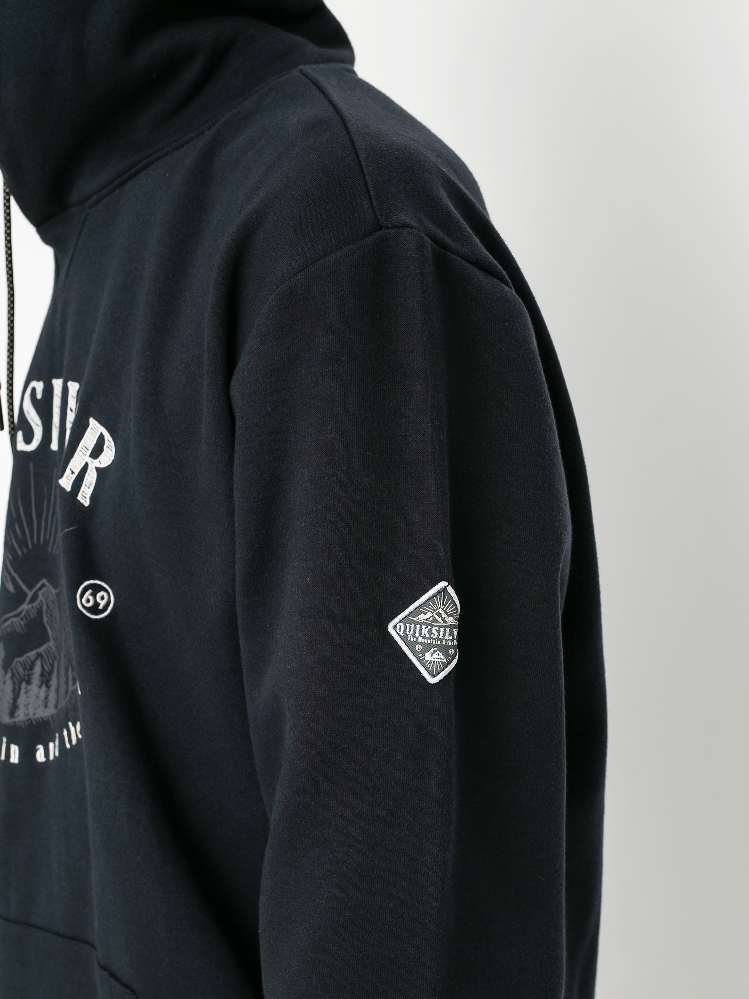 Чоловіча Термосвітшот Quiksilver Big Logo Snow HD (true black)