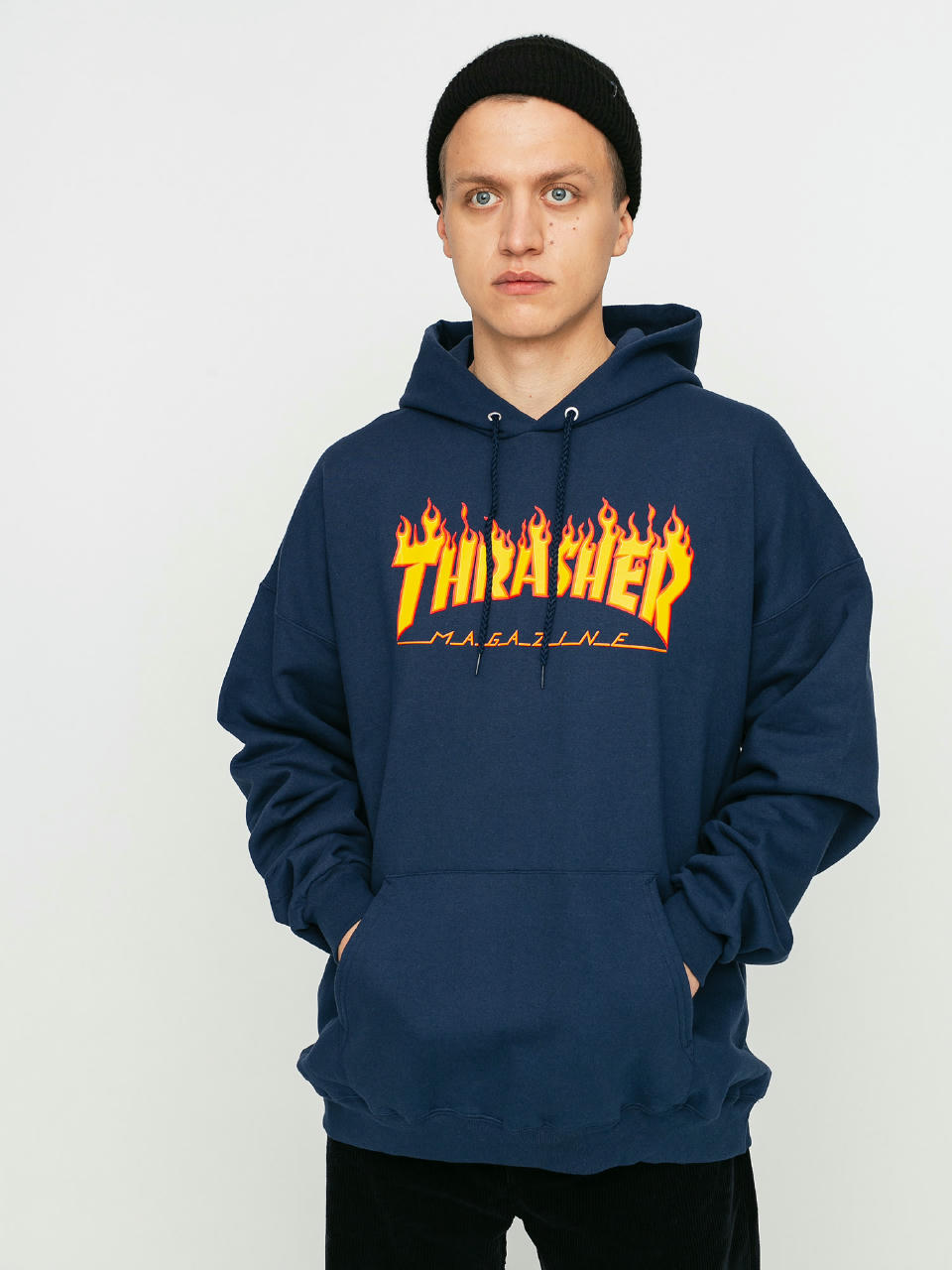 Худі Thrasher Flame HD (navy)