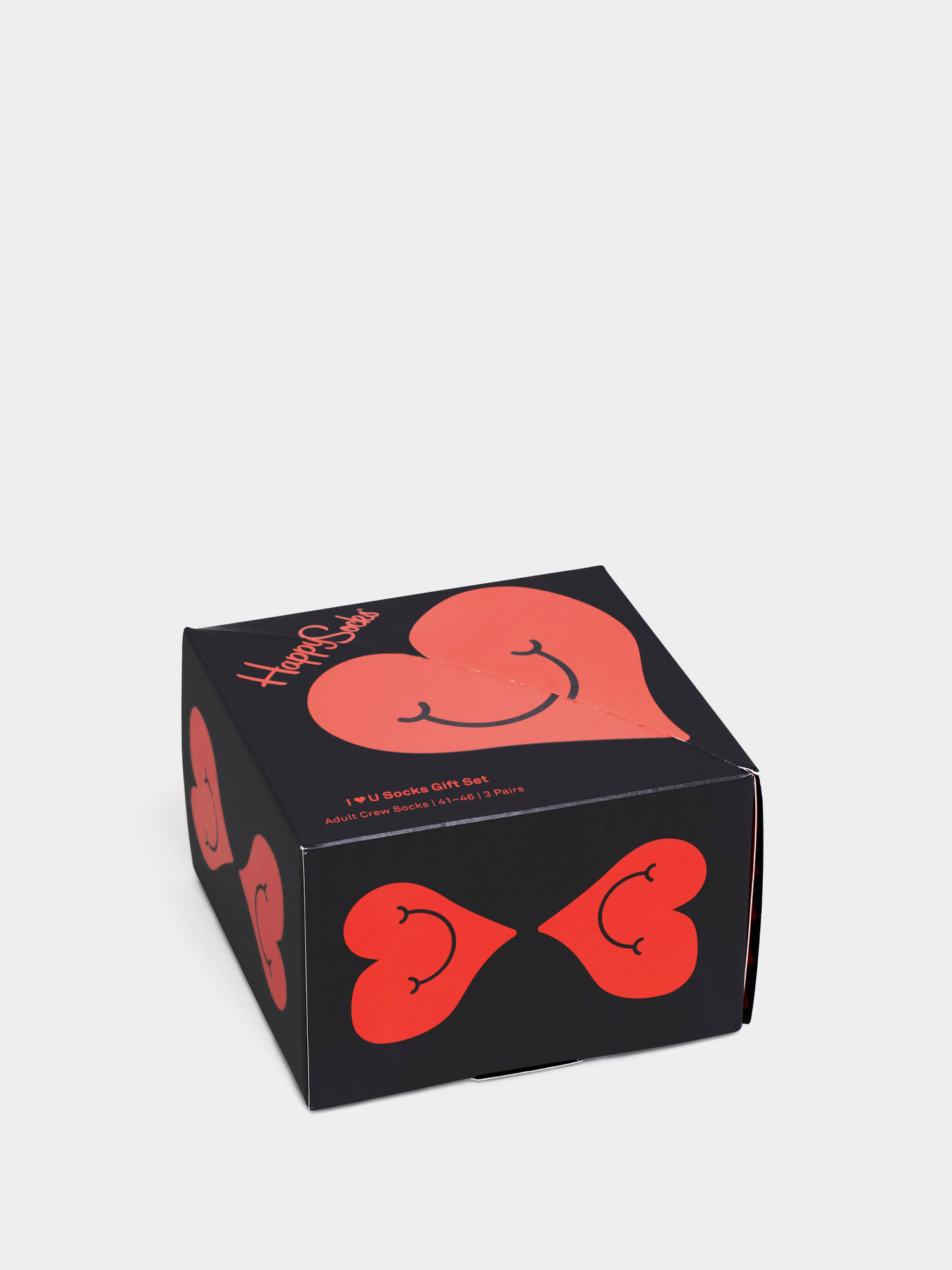  Шкарпетки Happy Socks Valentine 2Pk (black/red)