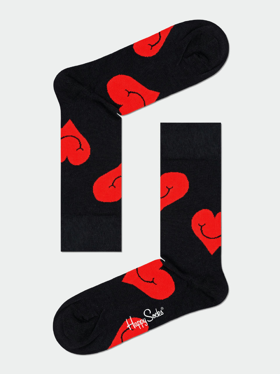  Шкарпетки Happy Socks Valentine 2Pk (black/red)