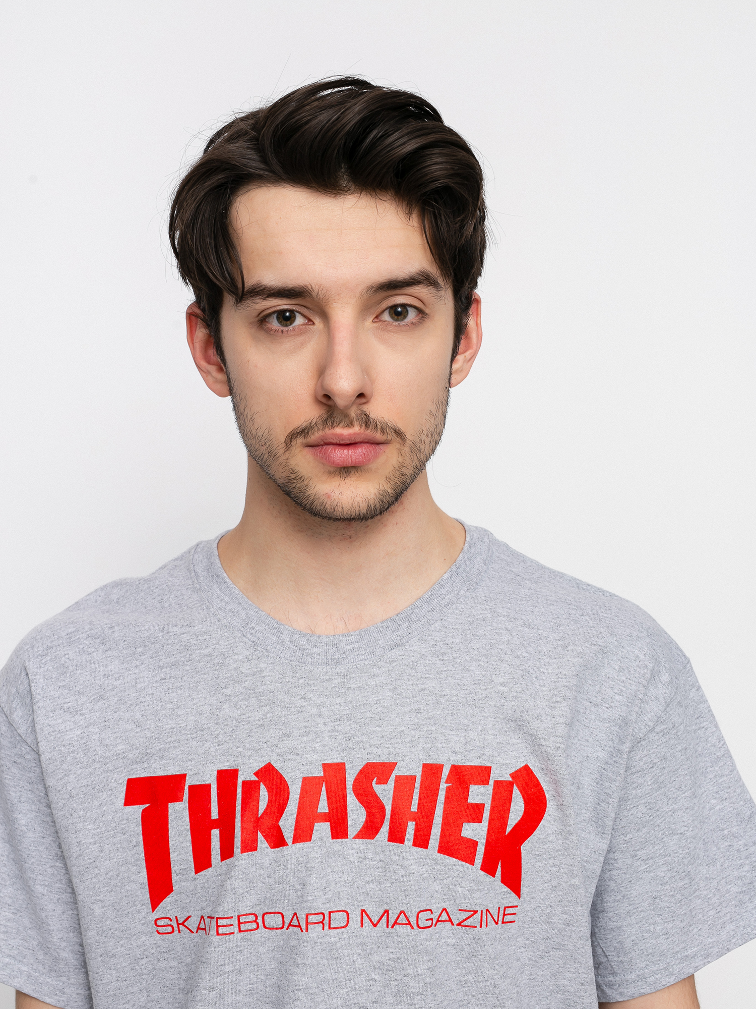 Футболка Thrasher Skate Mag (grey/red)