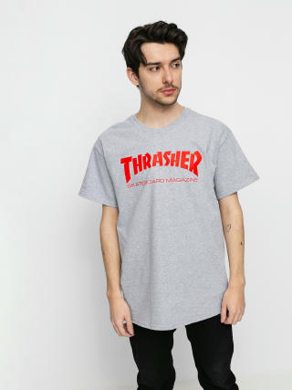 Футболка Thrasher Skate Mag (grey/red)