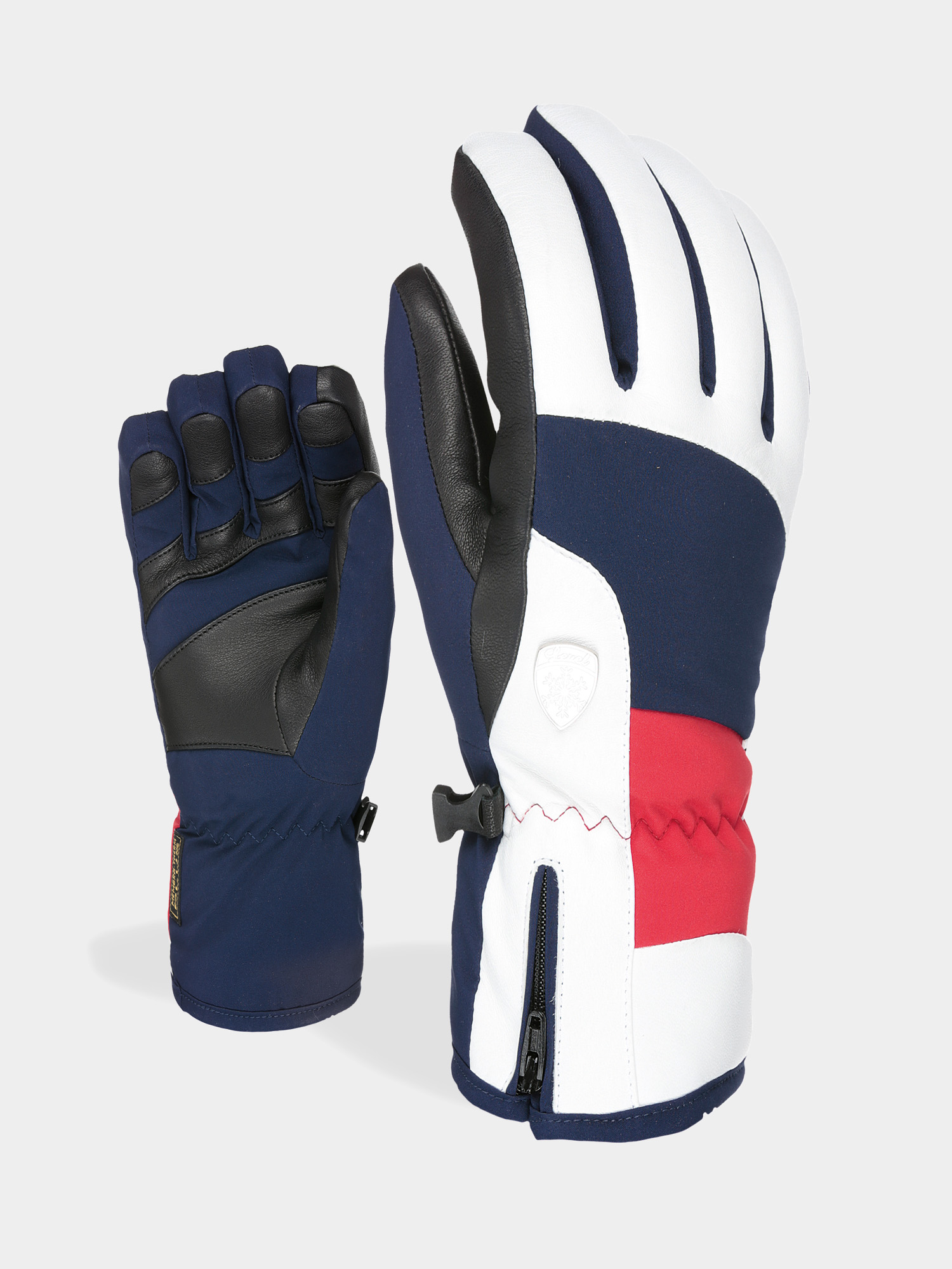 Рукавиці Level Iris Wmn (white red)