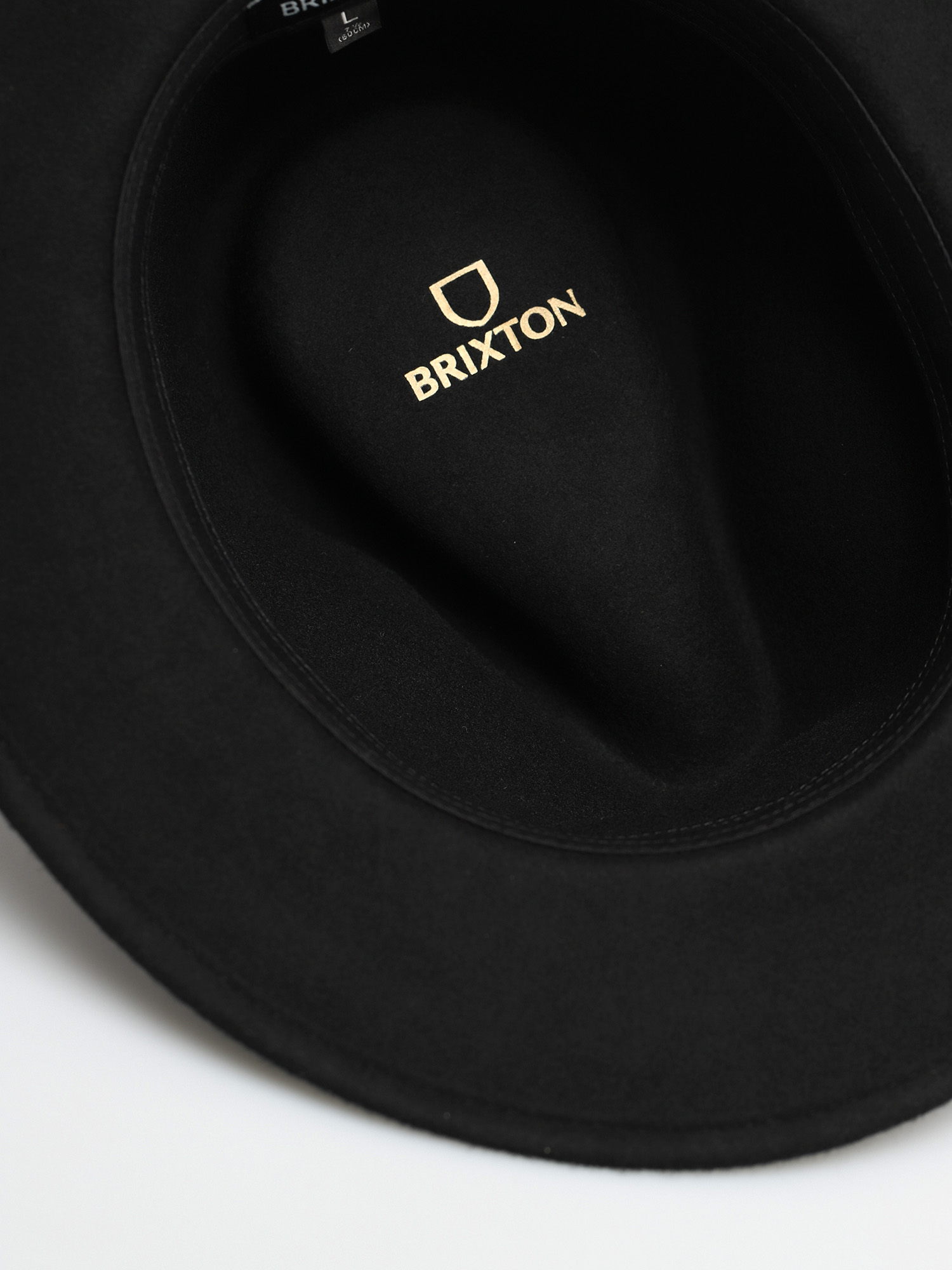 Капелюх Brixton Messer Packable Fedora (black/black)