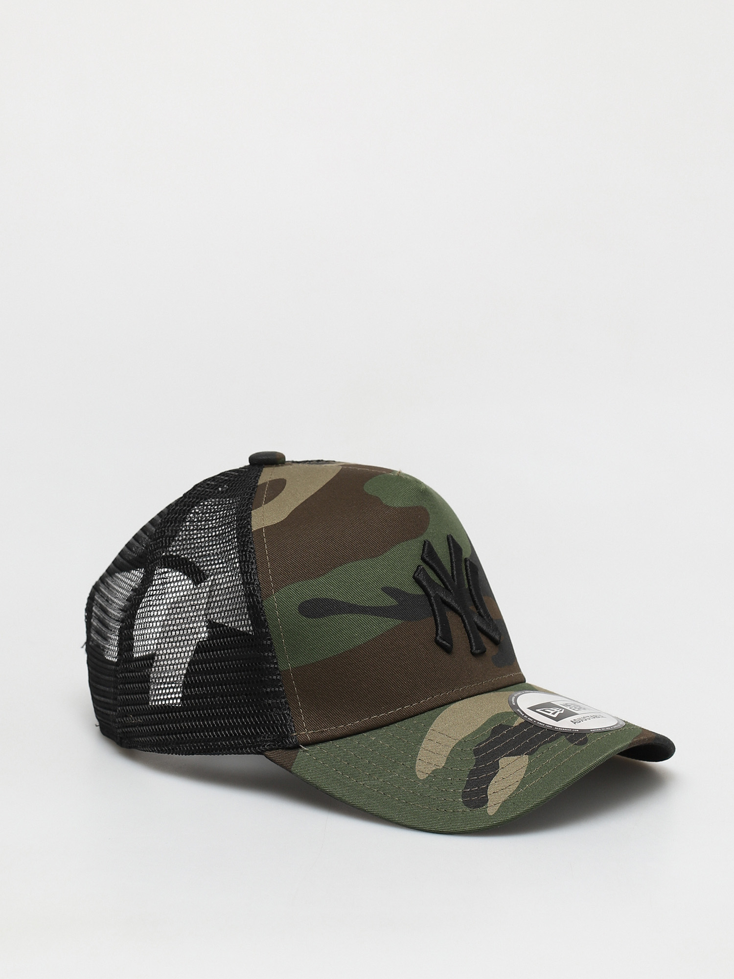 Кепка New Era Clean Trucker New York Yankees ZD (woodland camo/black)