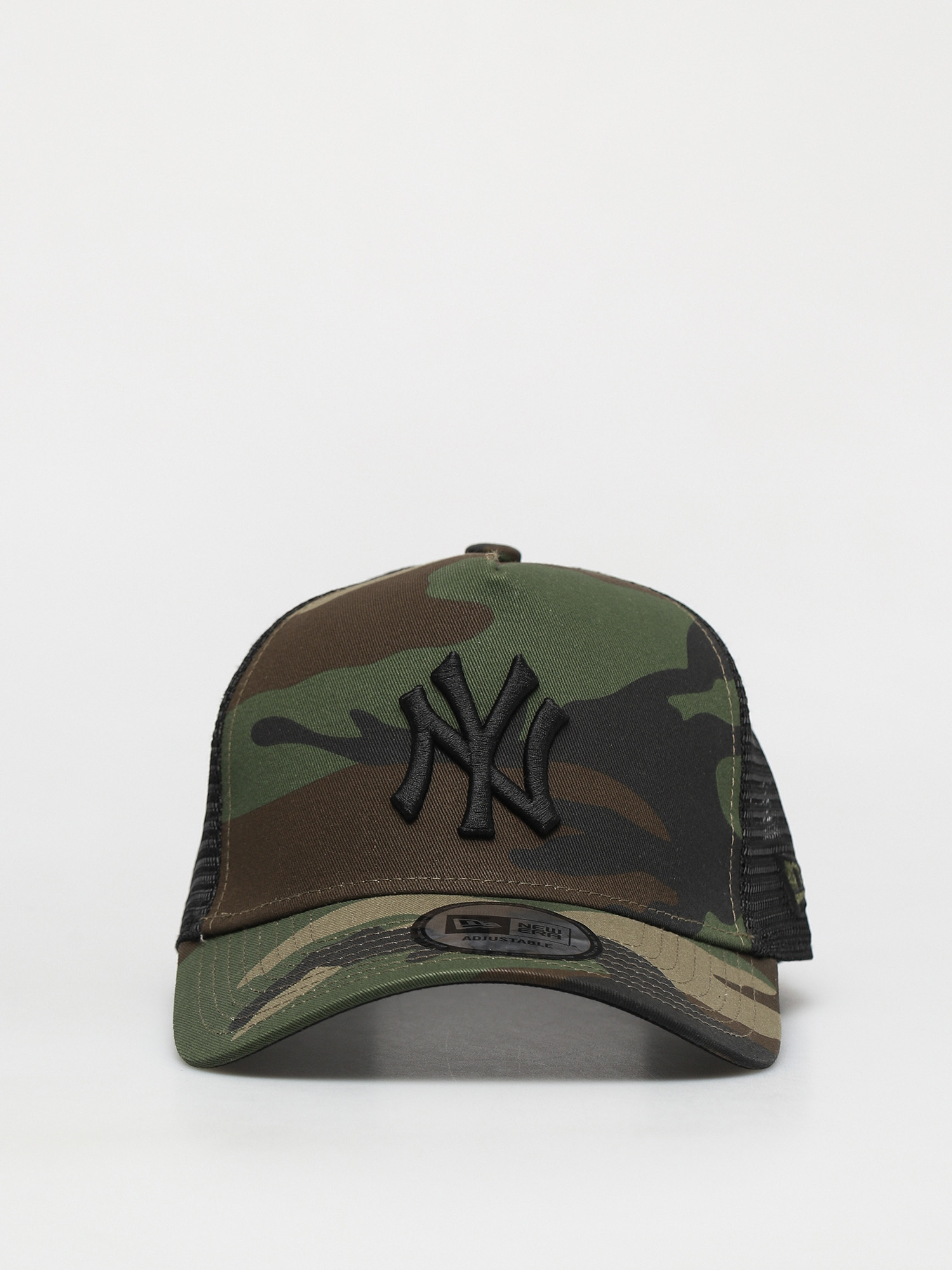 Кепка New Era Clean Trucker New York Yankees ZD (woodland camo/black)