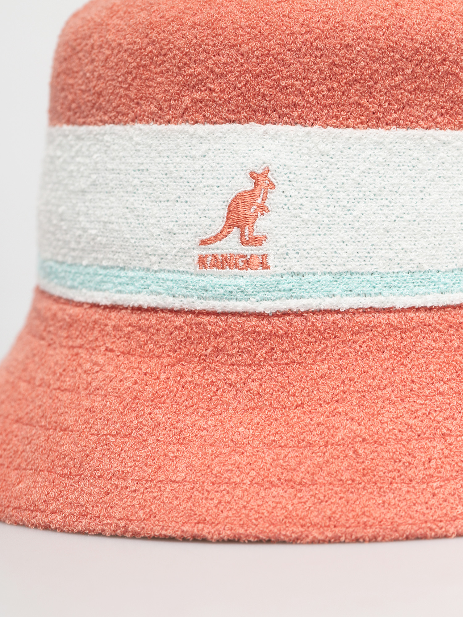Капелюх Kangol Bermuda Stripe Bucket (peach pink)
