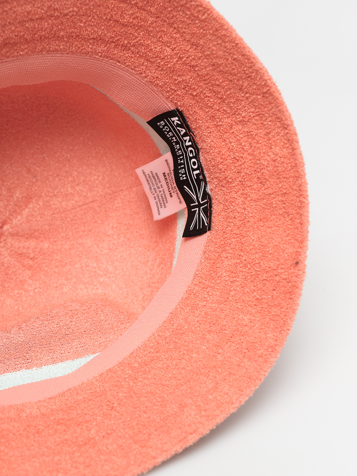 Капелюх Kangol Bermuda Stripe Bucket (peach pink)