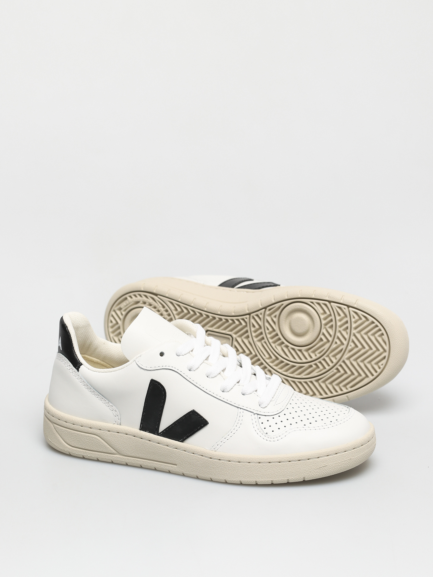 Взуття Veja V-10 Wmn (leather extra white black)