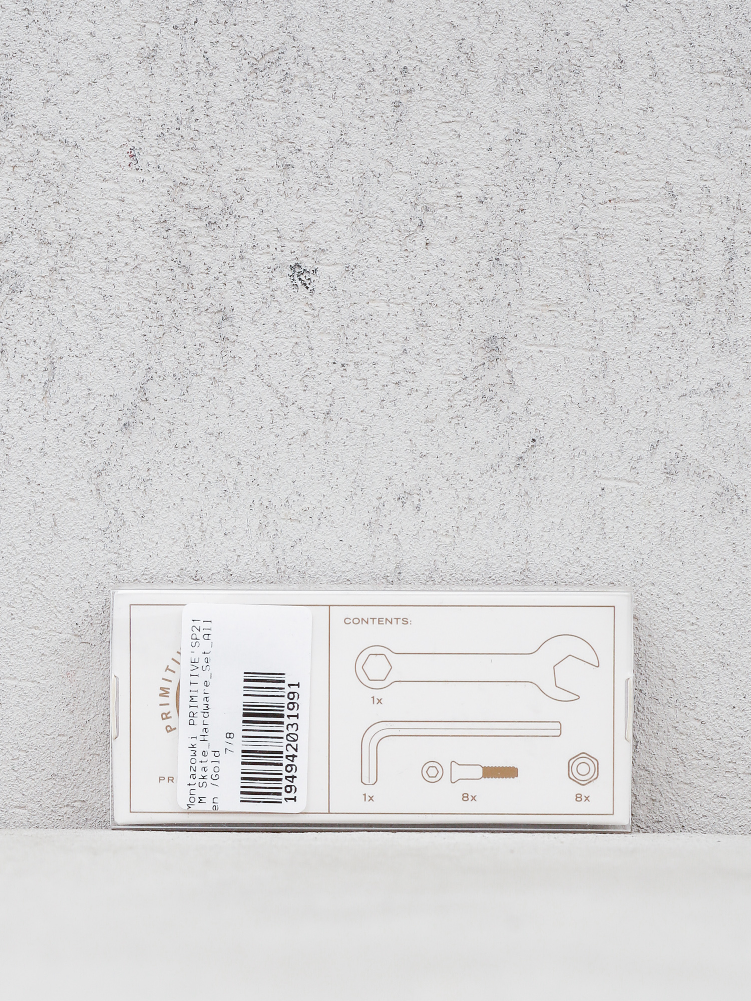 Болти Primitive Skate Hardware Set Allen (gold)