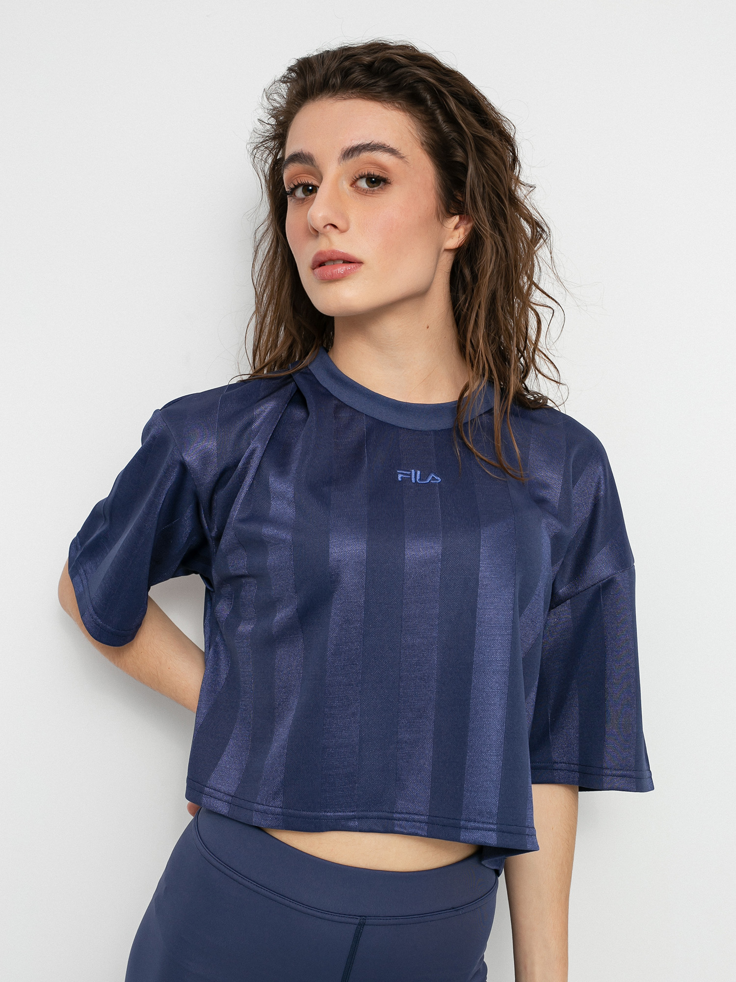 Футболка Fila Fia Cropped Wmn (crown blue)