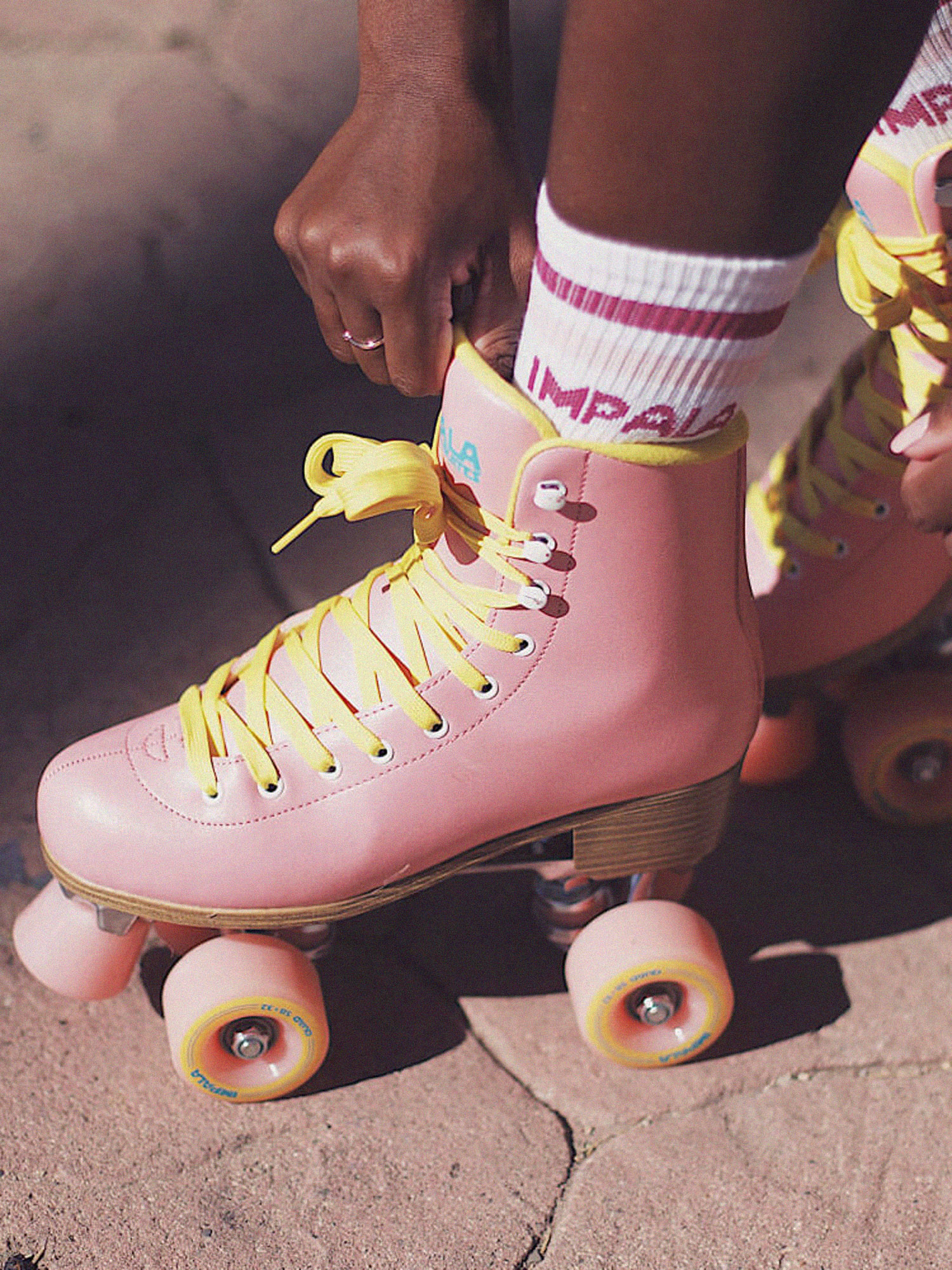 Роликові ковзани Impala Quad Skate Wmn (pink/yellow)