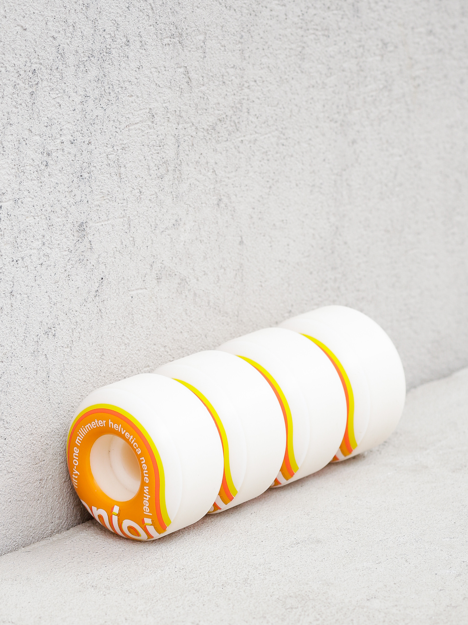 Колеса Enjoi Helvetica Neue (orange)