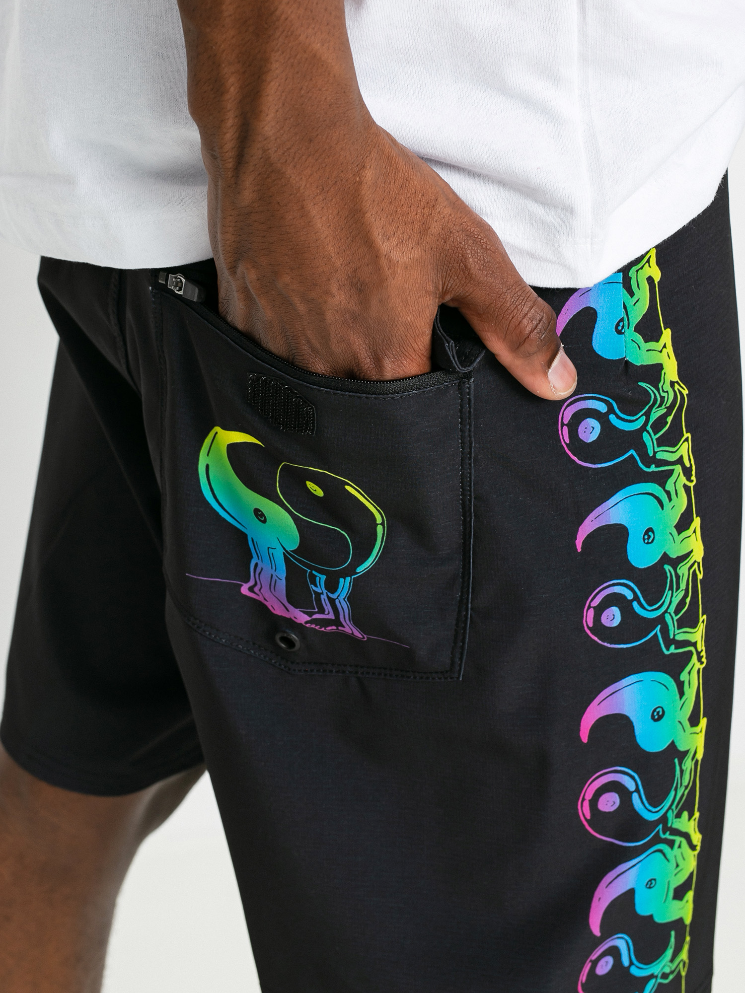 Пляжні шорти RVCA Loltz Trunk (black)