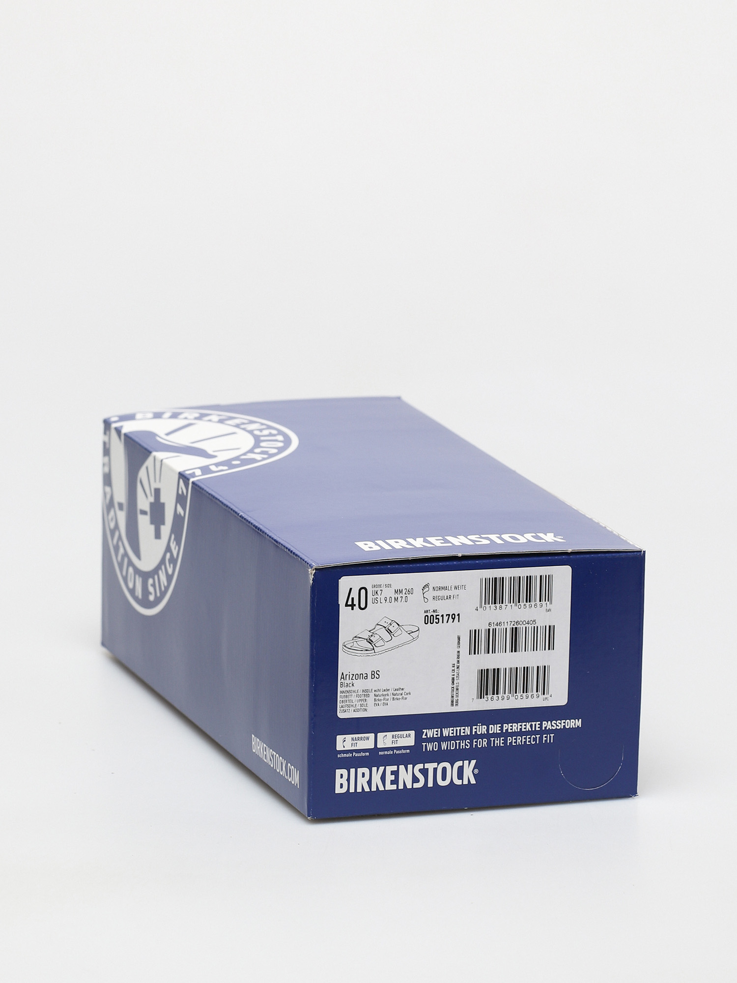 Шльопанці Birkenstock Arizona Regular (bf black)