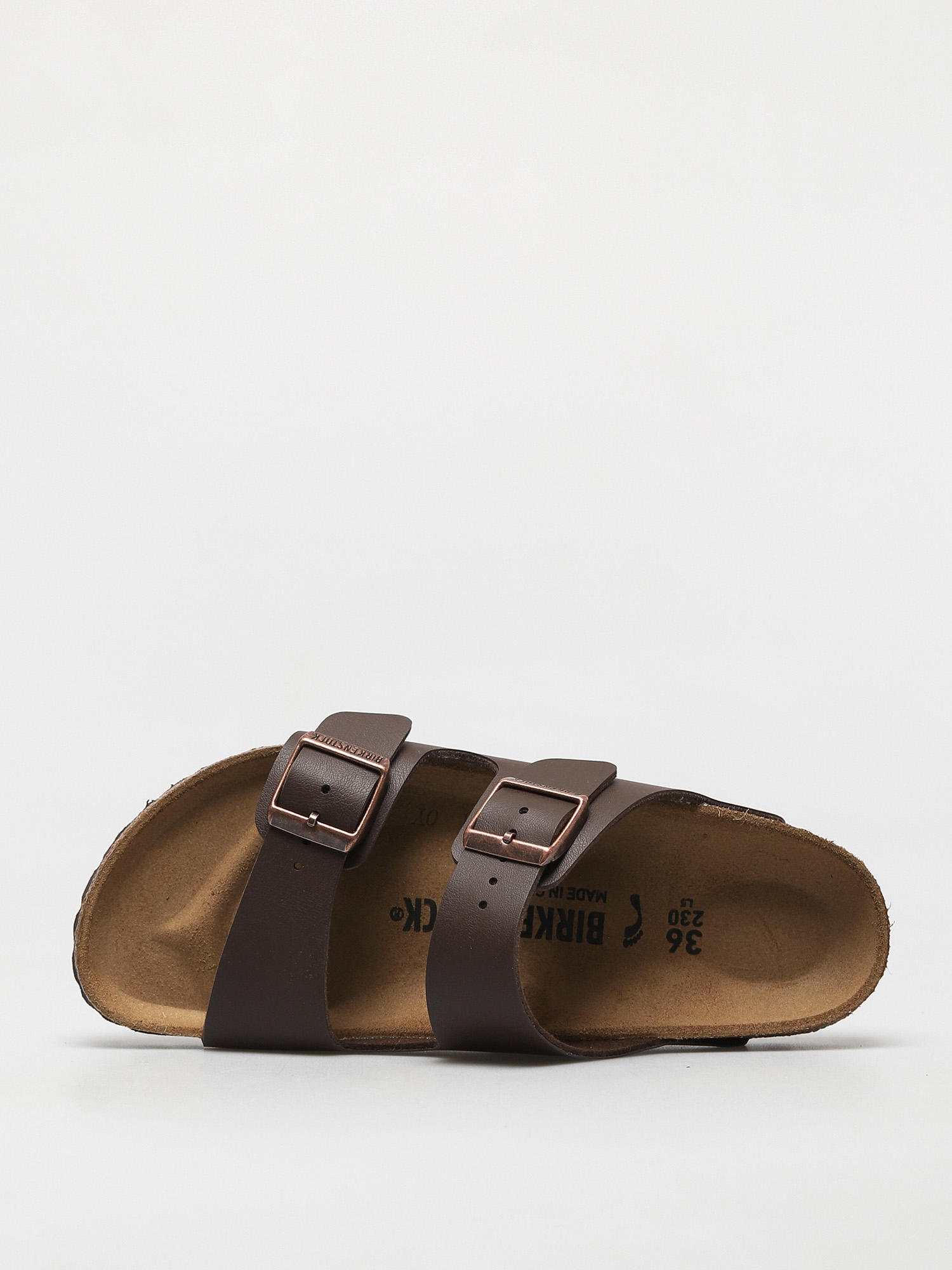 Шльопанці Birkenstock Arizona Narrow Wmn (bf dark brown)