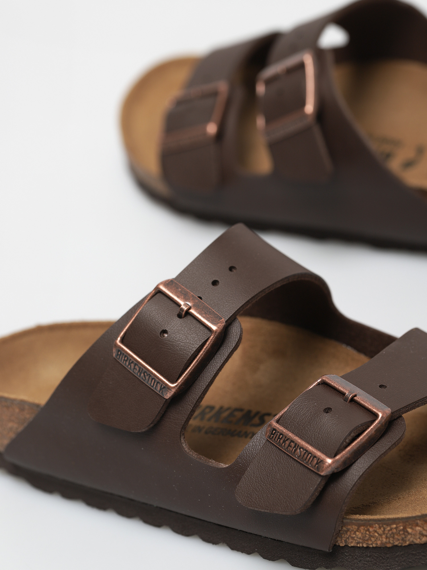 Шльопанці Birkenstock Arizona Narrow Wmn (bf dark brown)