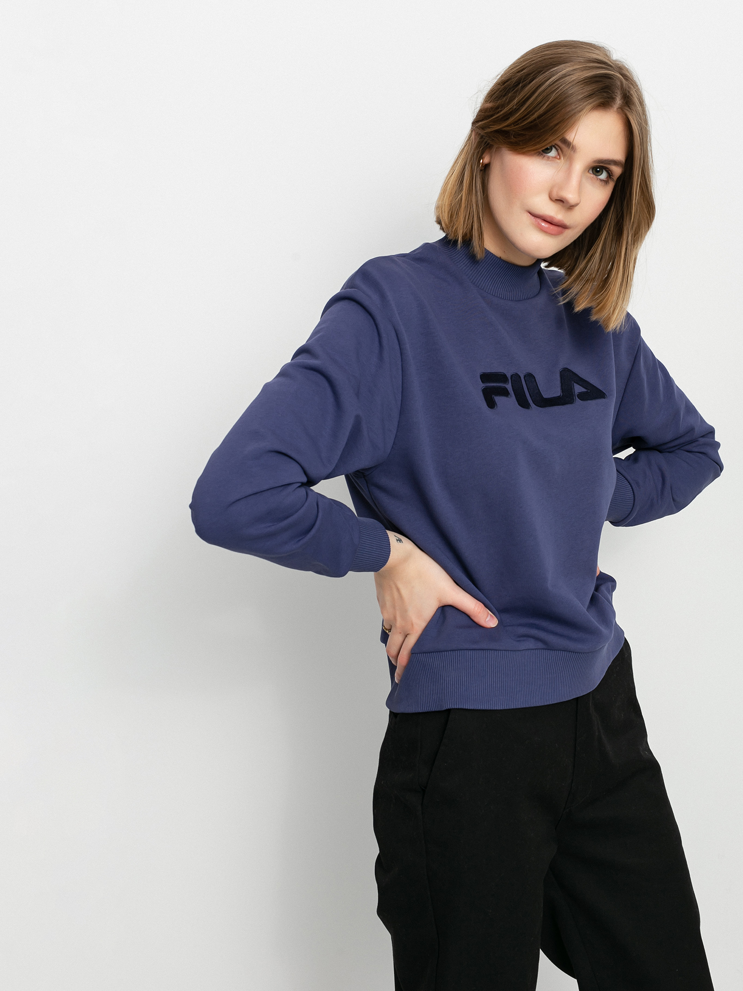 Світшот Fila Fauna Wide Cropped Wmn (crown blue)