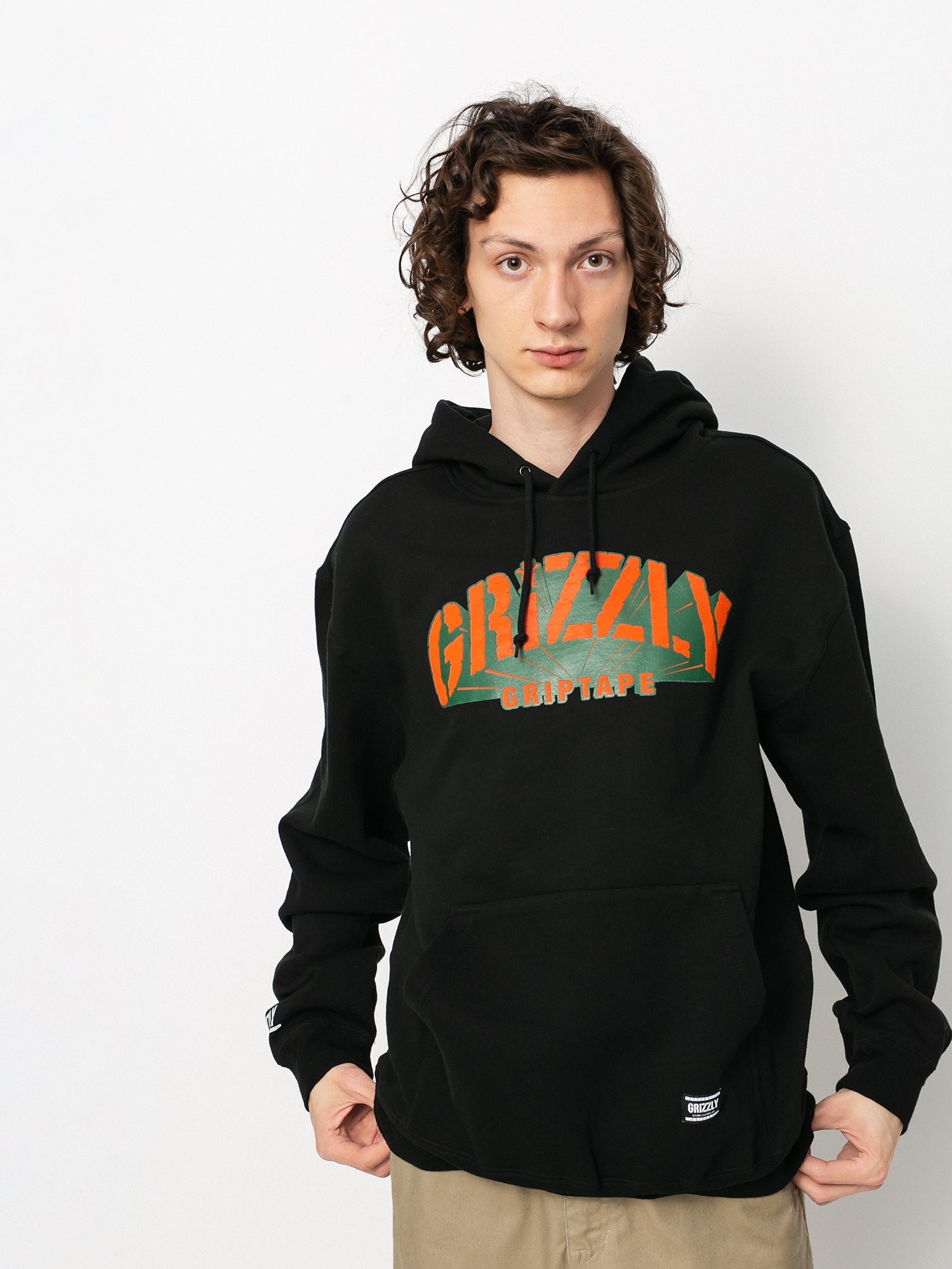 Худі Grizzly Griptape Universidad HD (black)