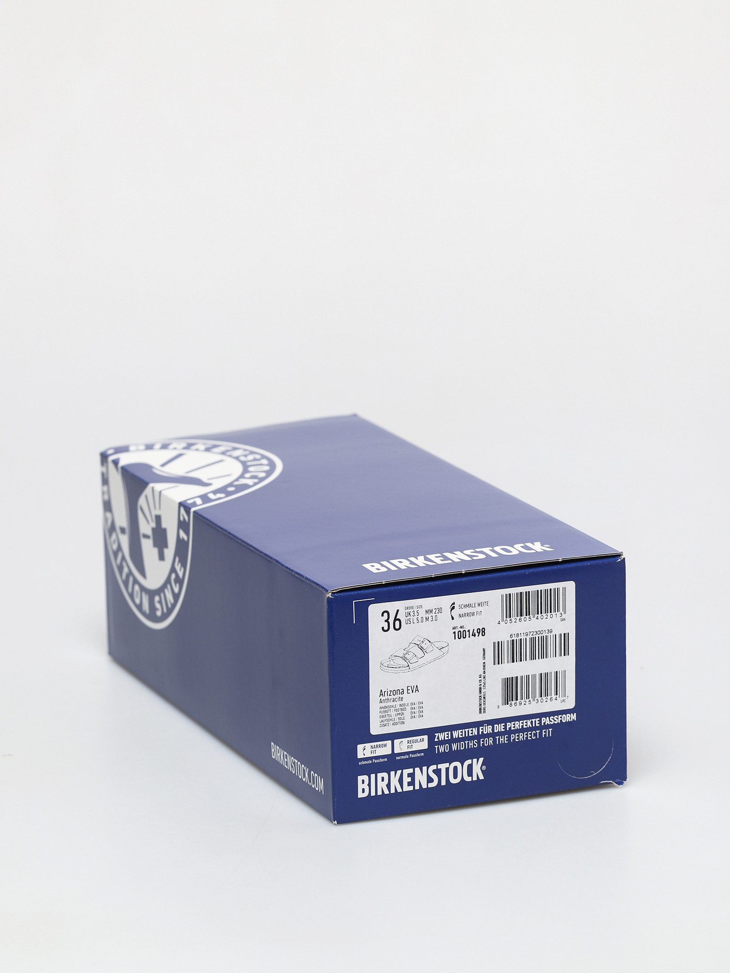 Шльопанці Birkenstock Arizona Eva Narrow Wmn (metallic anthracite)