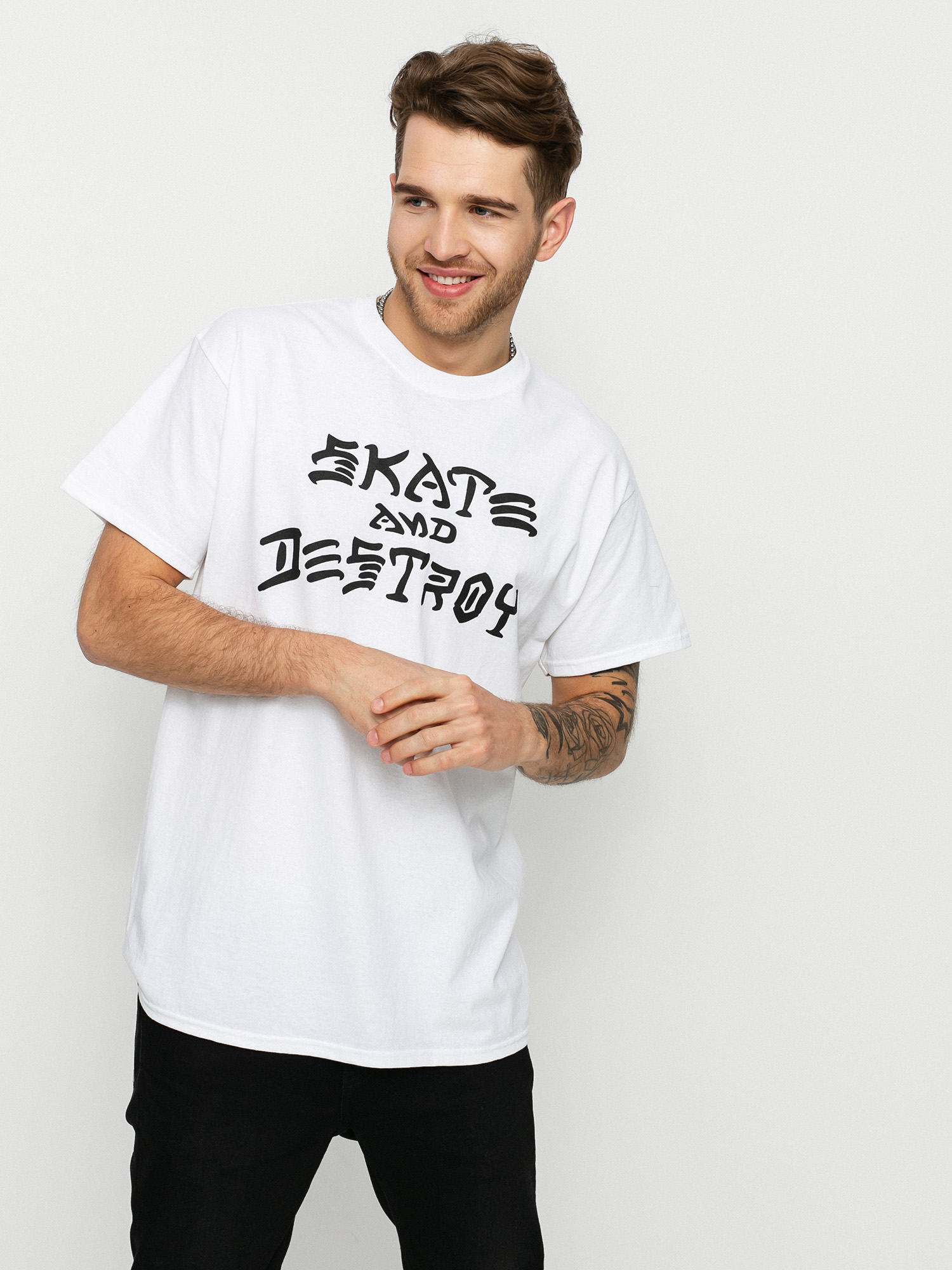 Футболка Thrasher Skate And Destroy (white)