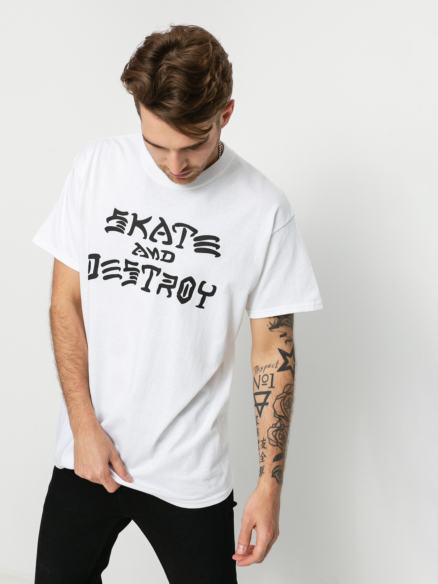 Футболка Thrasher Skate And Destroy (white)