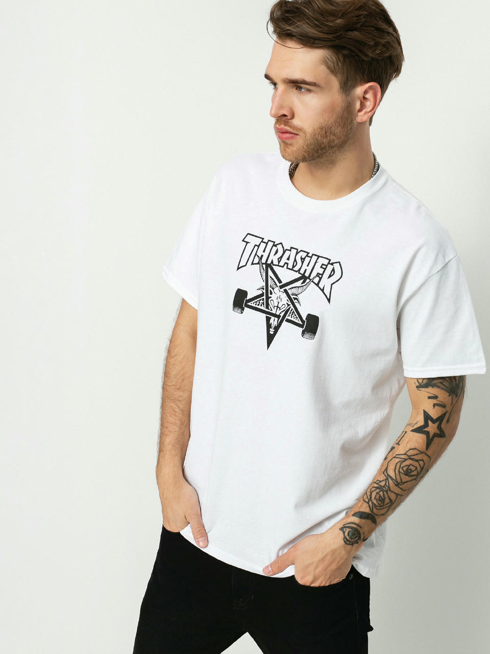 Футболка Thrasher Skate Goat (white)