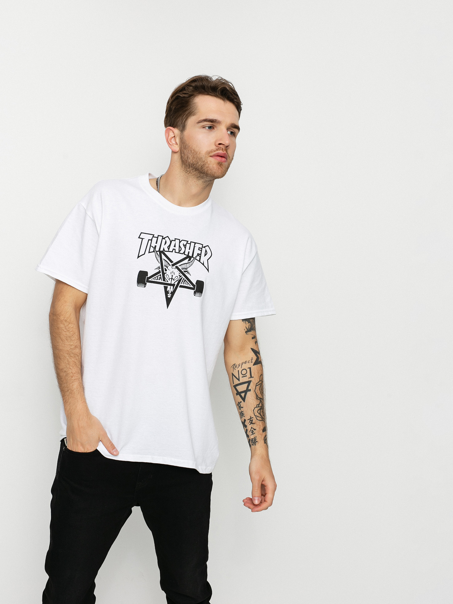 Футболка Thrasher Skate Goat (white)