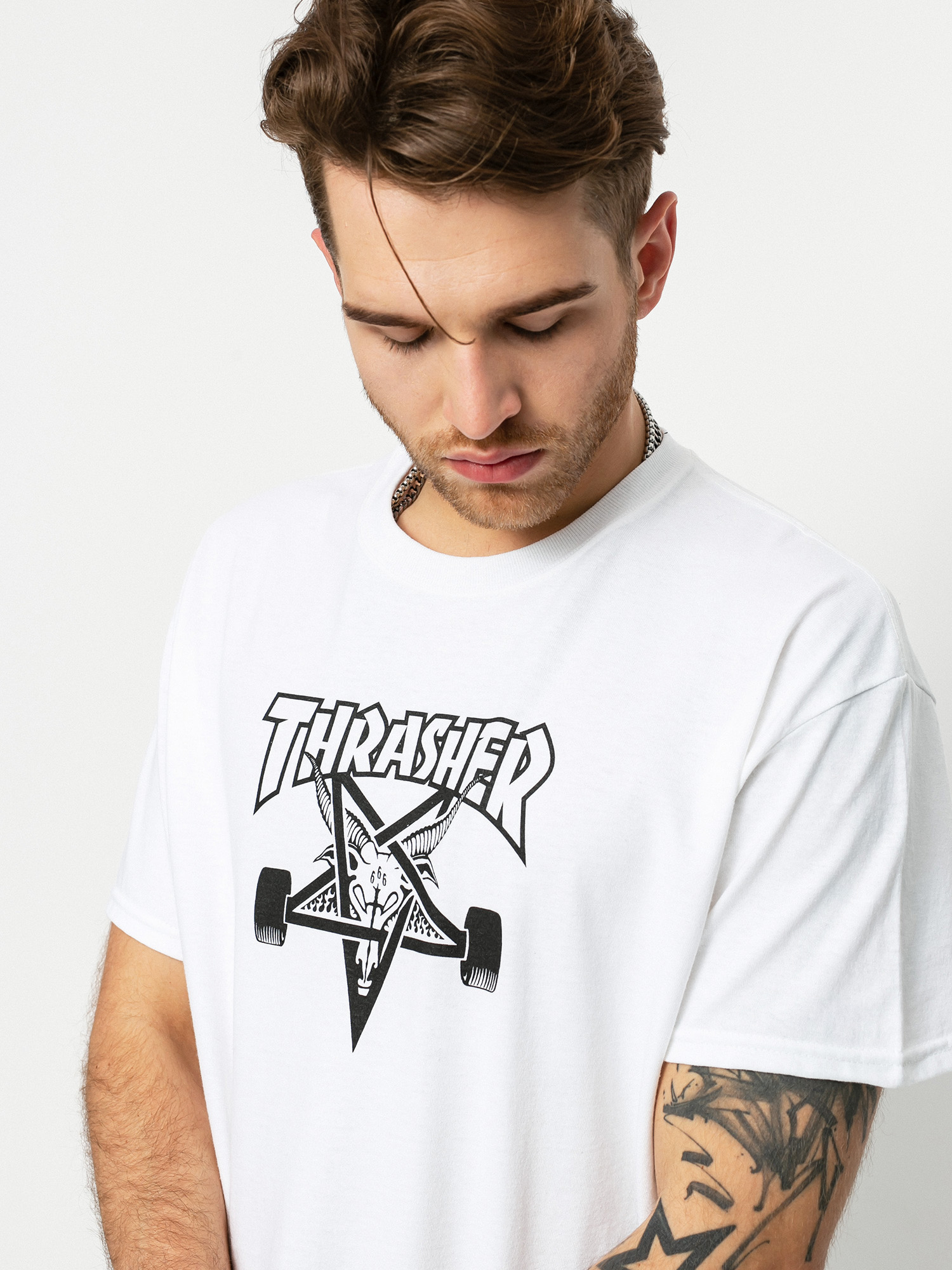 Футболка Thrasher Skate Goat (white)