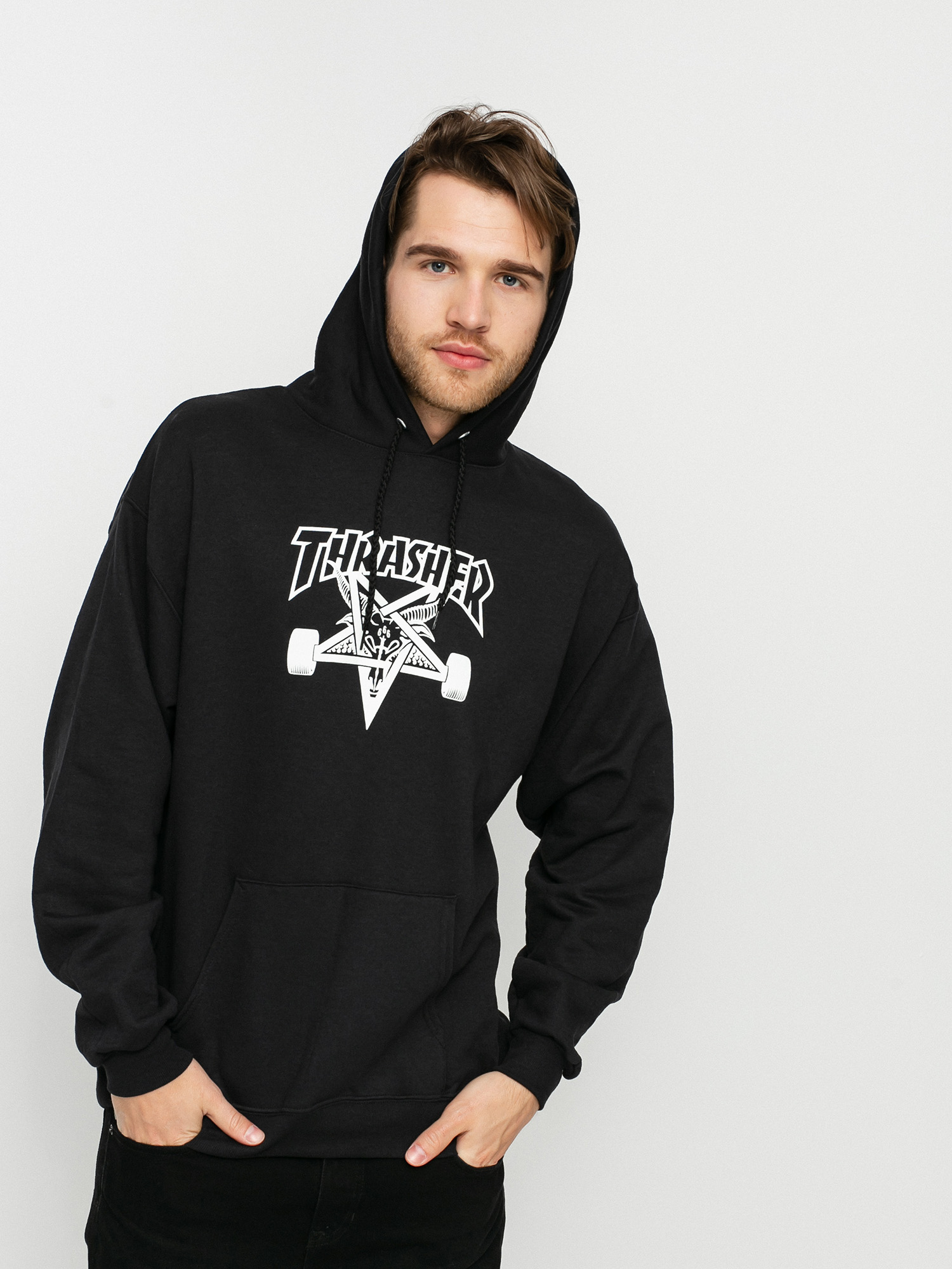 Худі Thrasher Skate Goat HD (black/white)